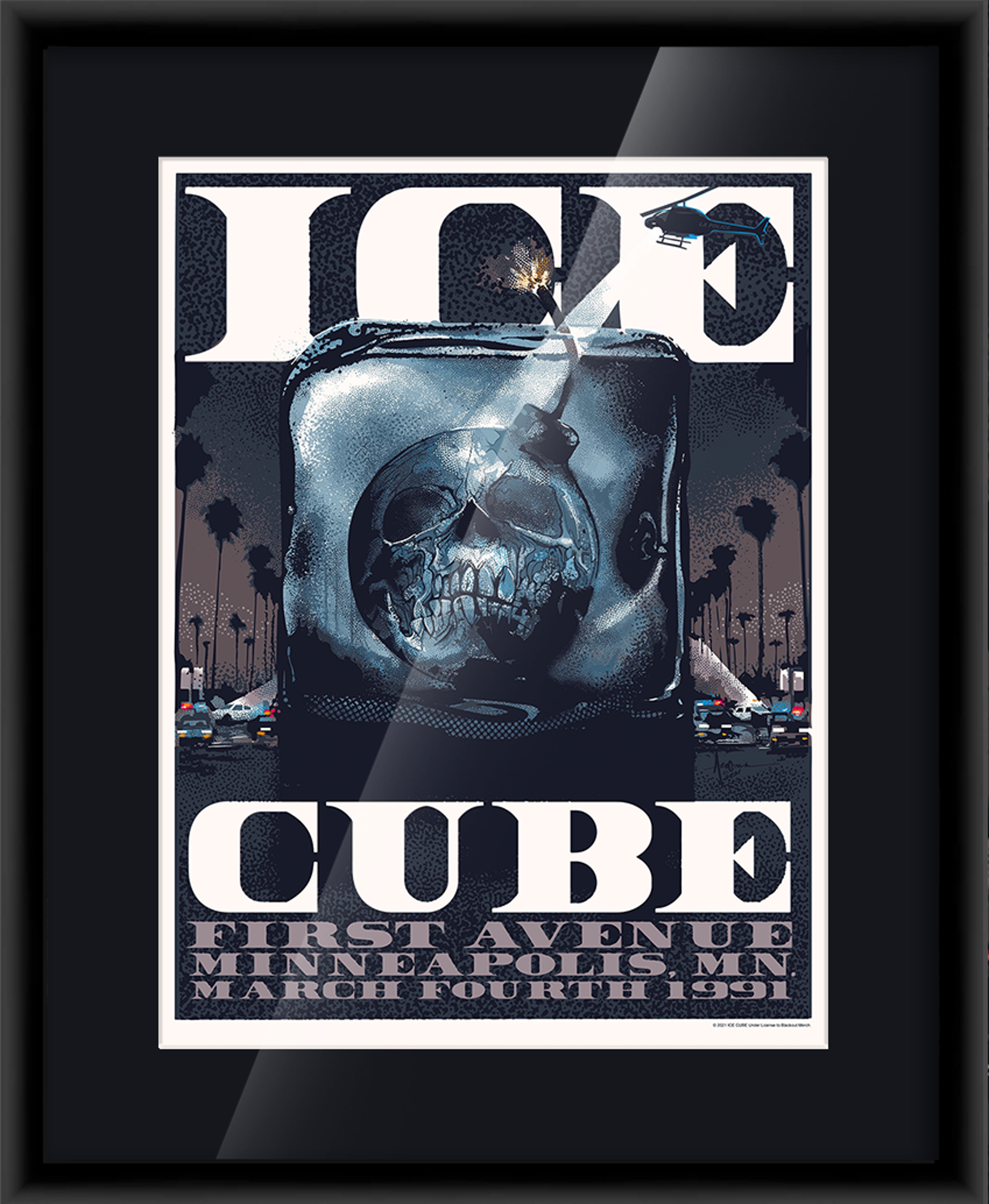 Alternate View 1 of Ice Cube "THE BOMB" Minneapolis 1991 (Foil Edition)