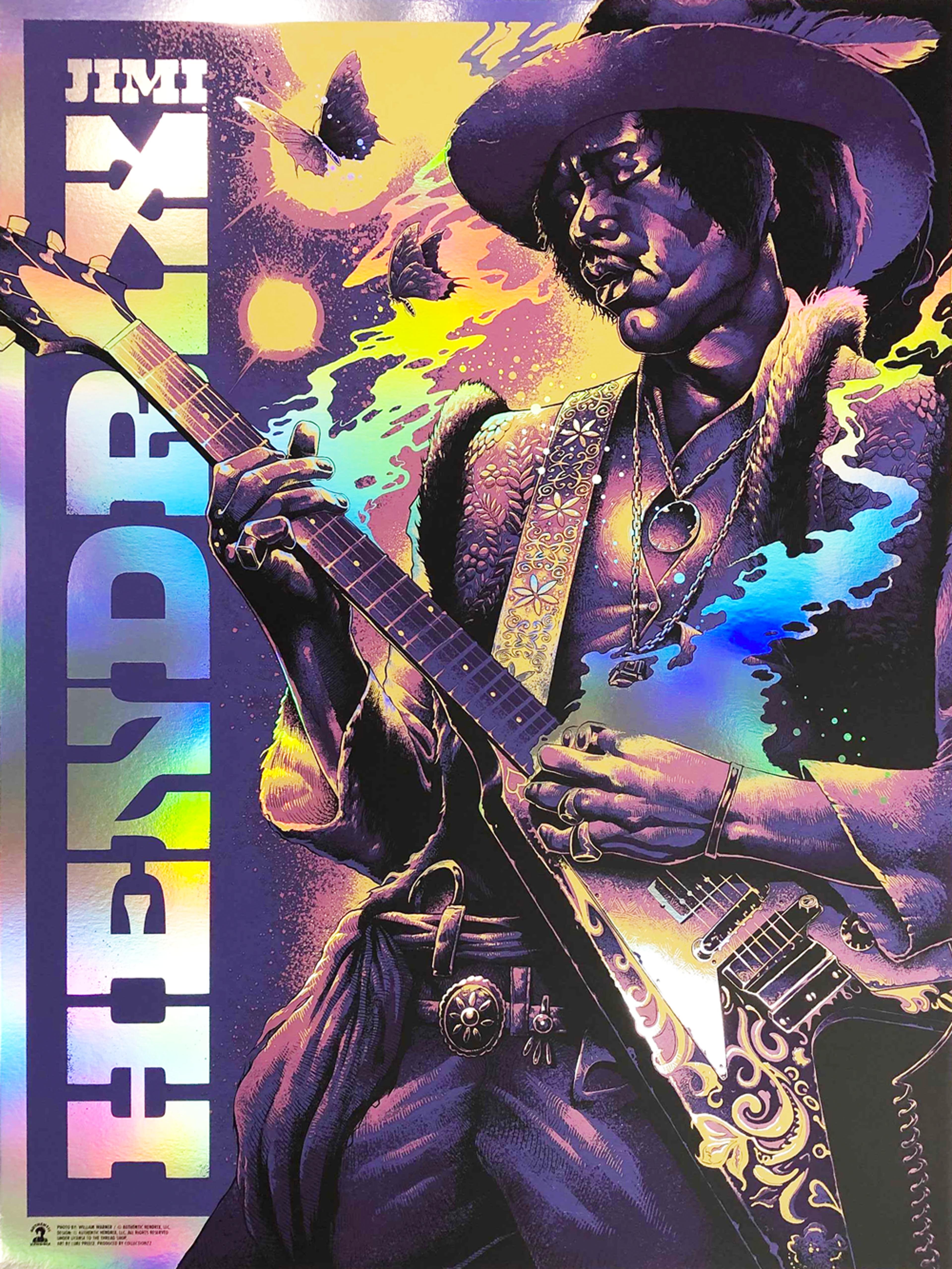 Jimi Hendrix Comic Con At Home Exclusive (Holographic Rainbow Fo