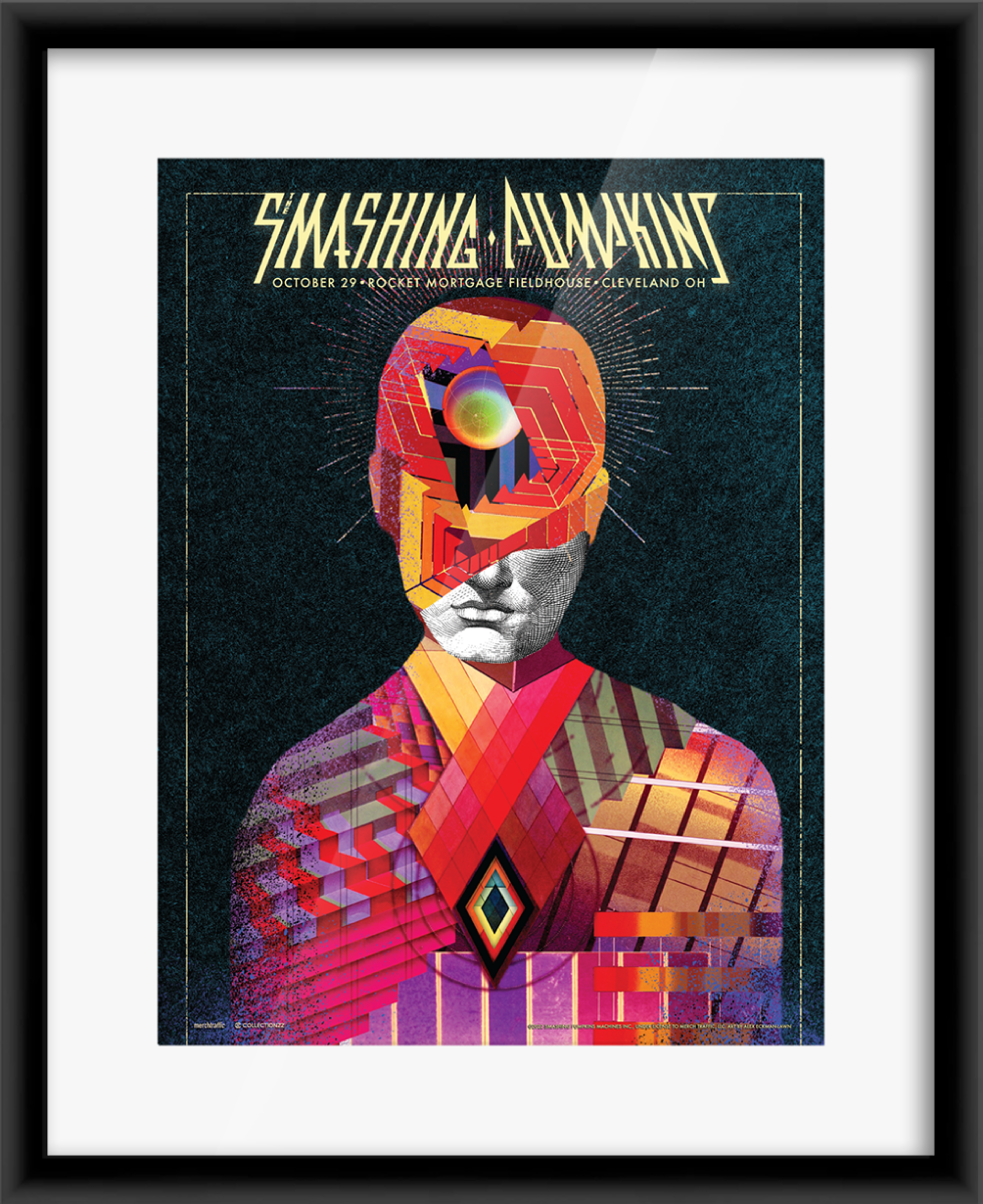 Alternate View 1 of The Smashing Pumpkins Cleveland October 29, 2022 Print
