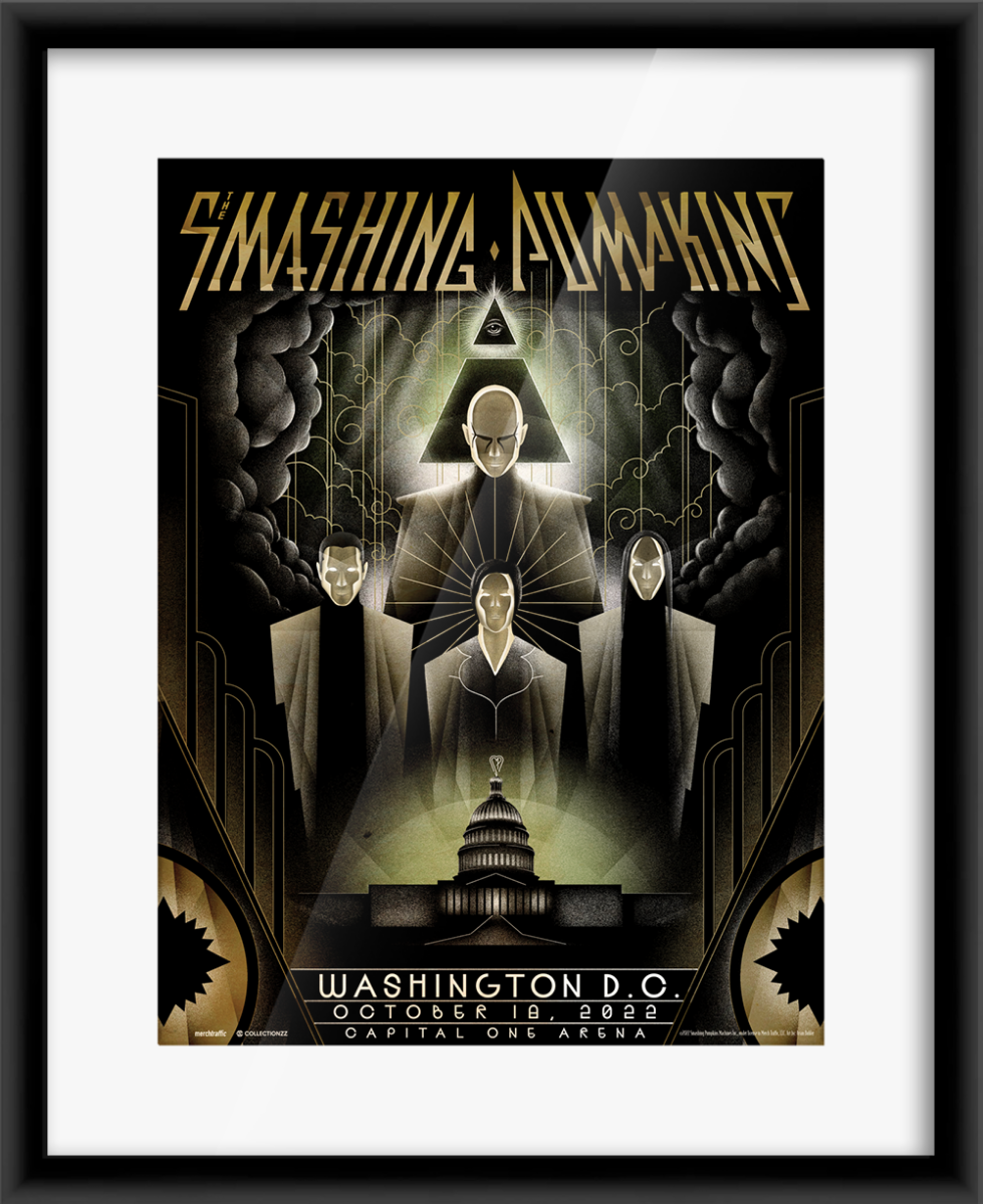 Alternate View 1 of The Smashing Pumpkins Washington D.C. October 18, 2022 Poster