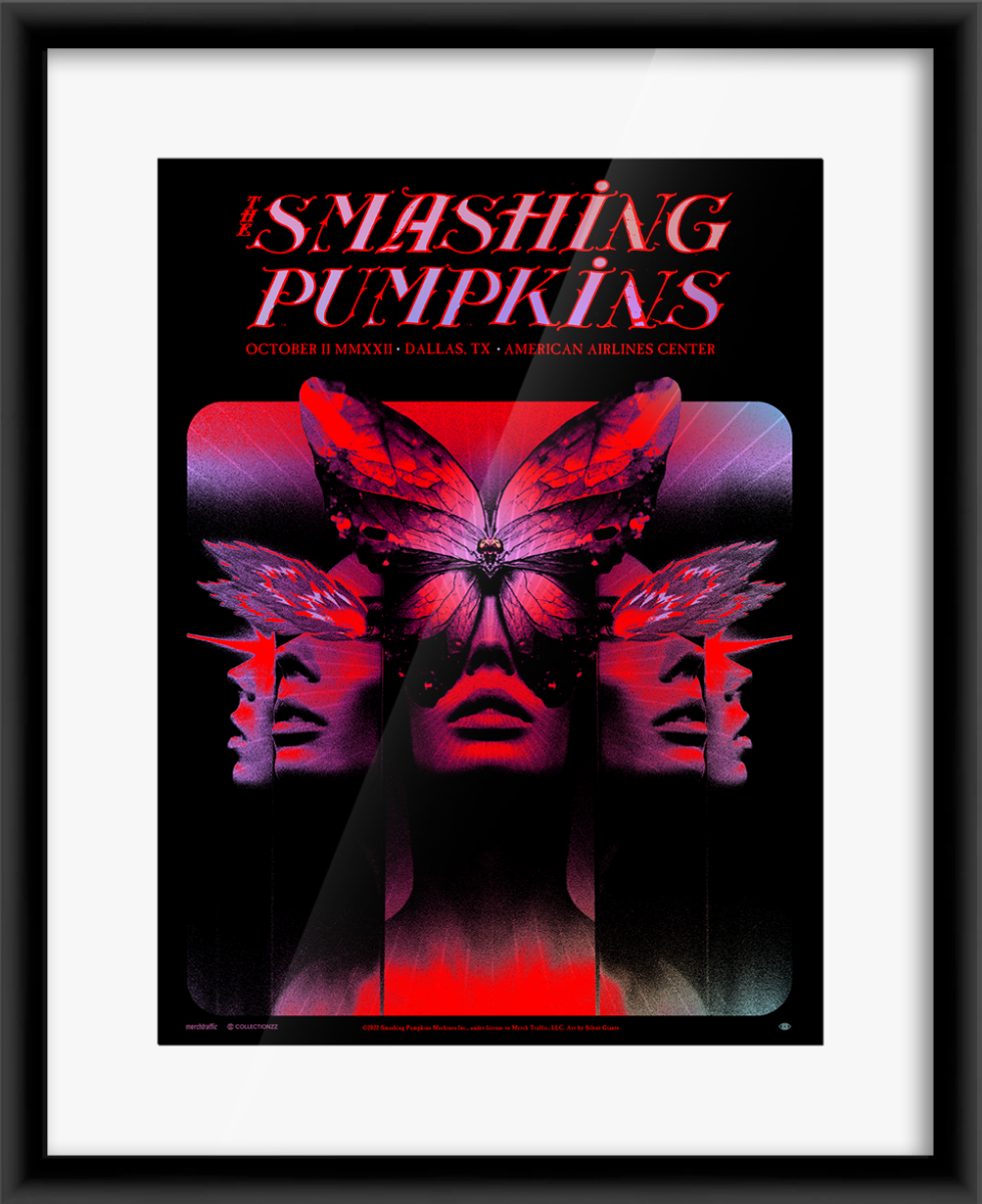 Alternate View 1 of The Smashing Pumpkins Dallas October 2, 2022 Print