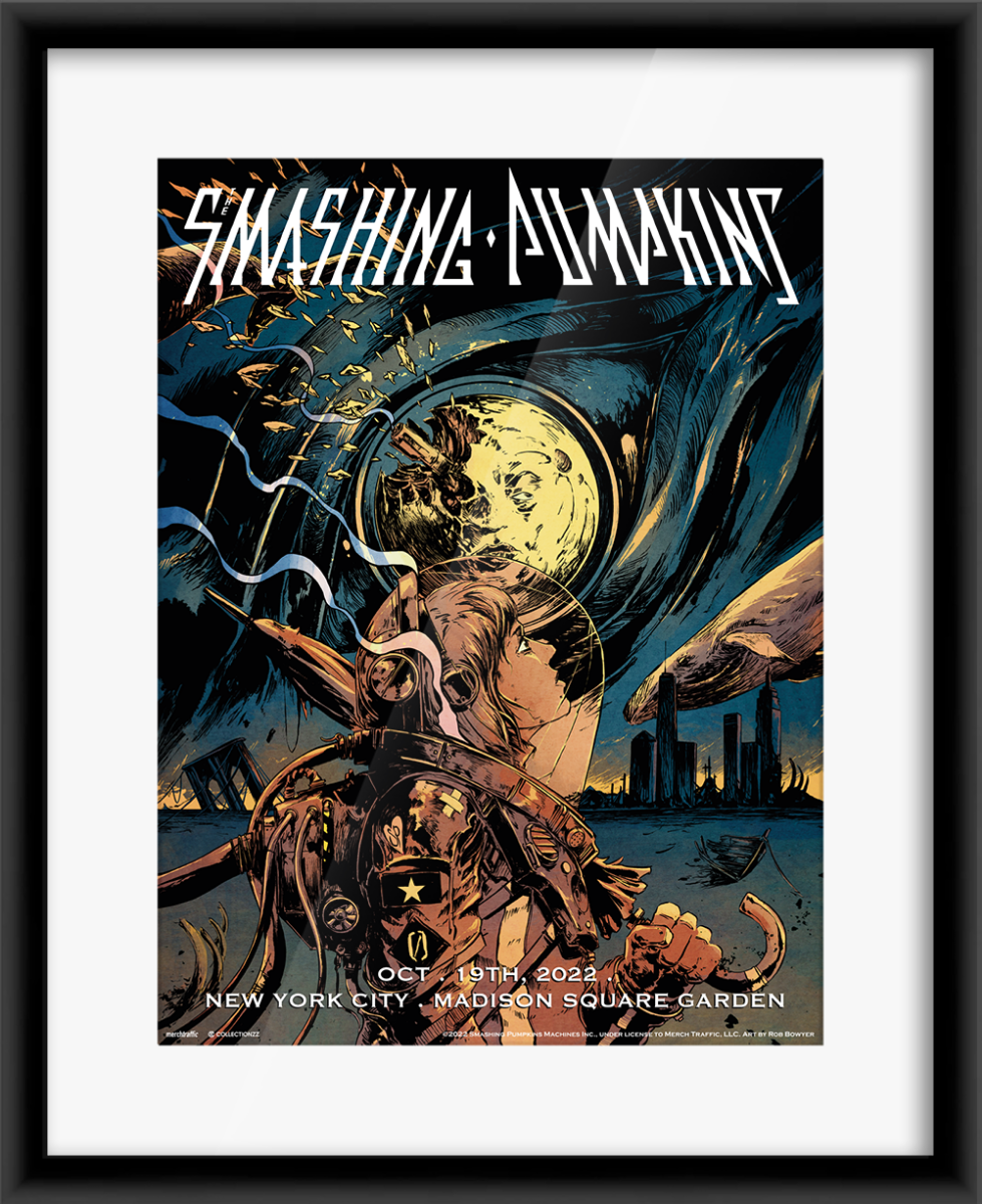 Alternate View 1 of The Smashing Pumpkins New York City October 19, 2022 Print