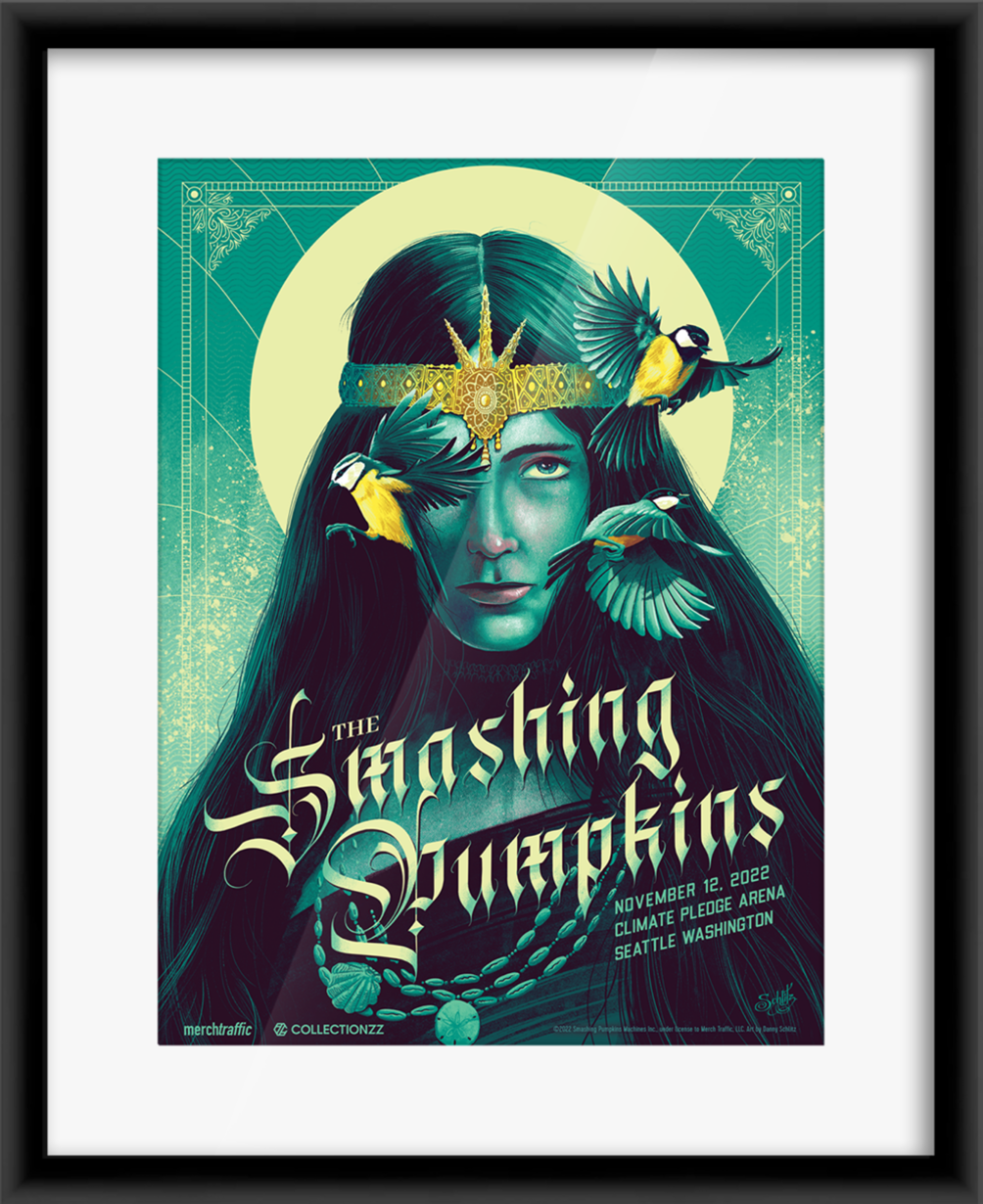 Alternate View 1 of The Smashing Pumpkins Seattle November 12, 2022 Print