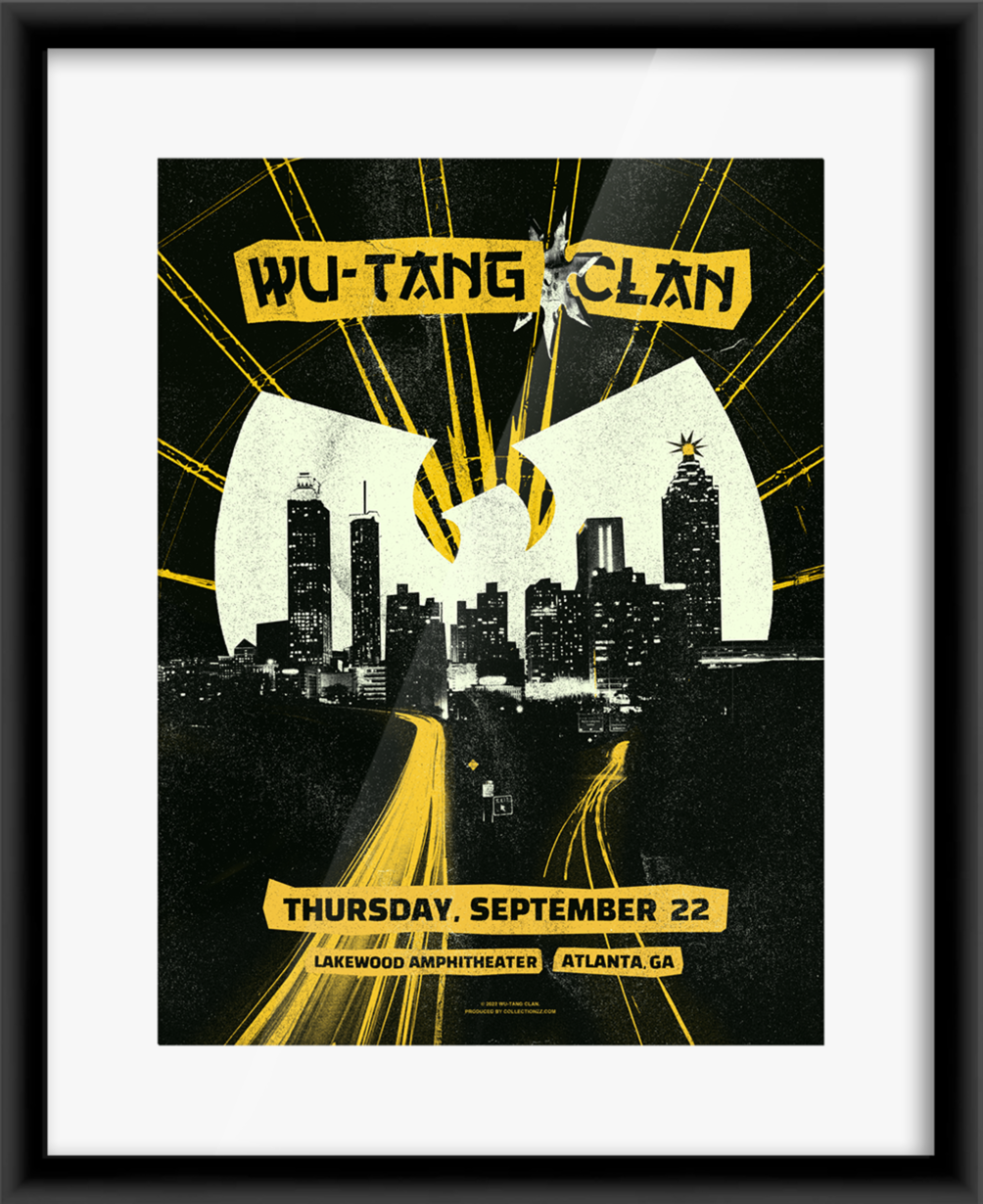 Alternate View 1 of Wu-Tang Clan Atlanta September 22, 2022 Print
