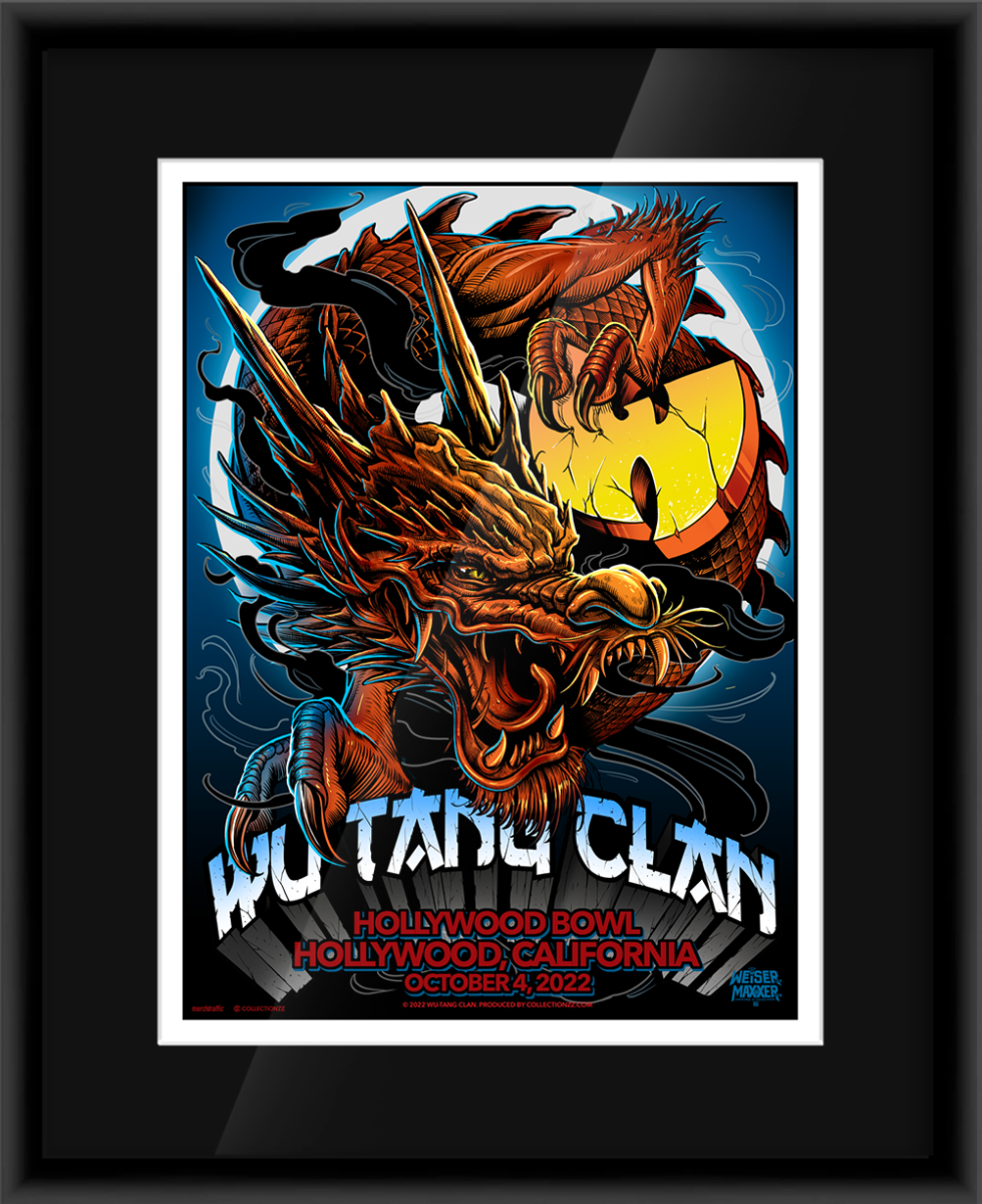 Alternate View 1 of Wu-Tang Clan Los Angeles October 4, 2022 Print (Maxx242)