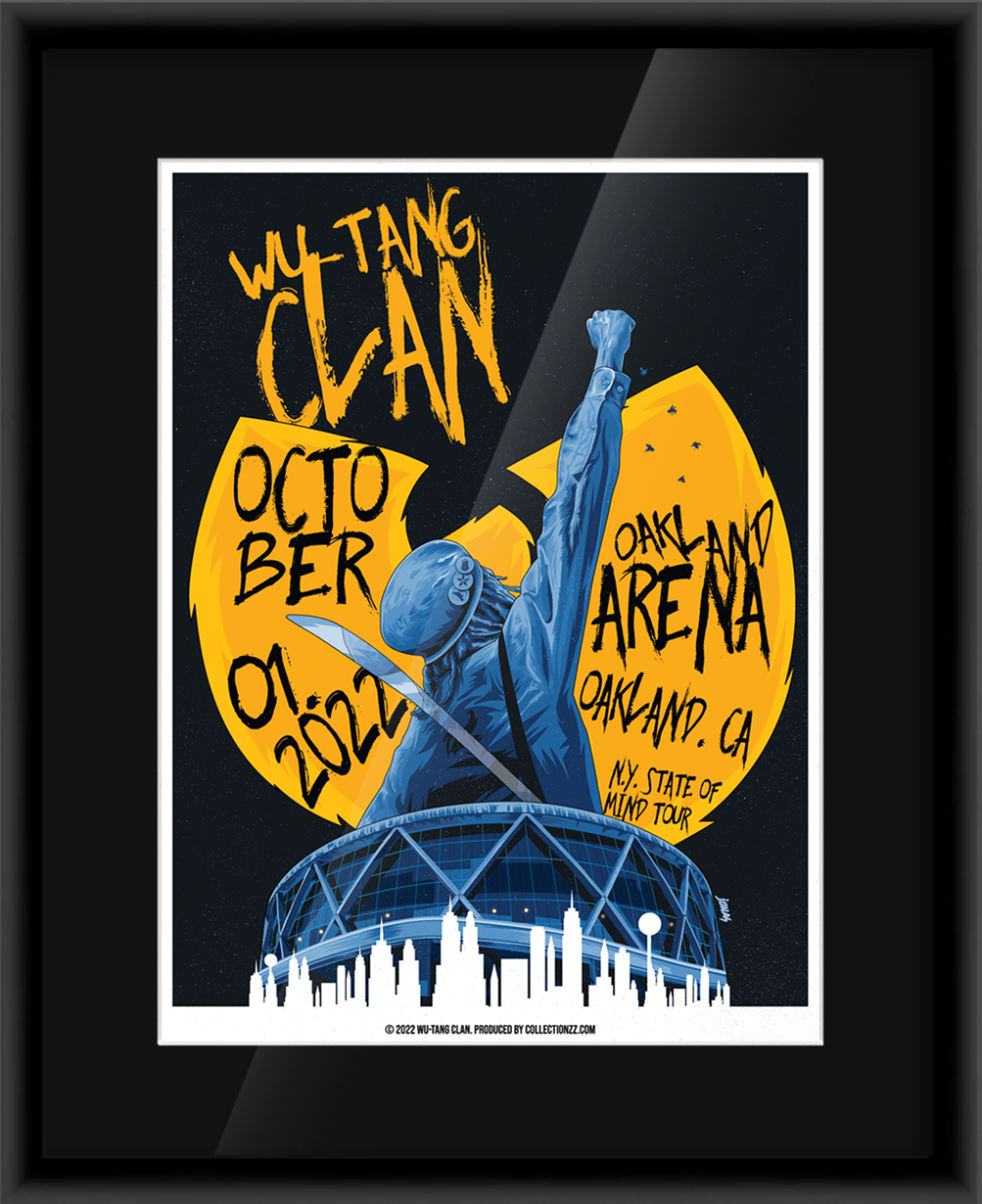 Alternate View 1 of Wu-Tang Clan Oakland October 1, 2022 Print