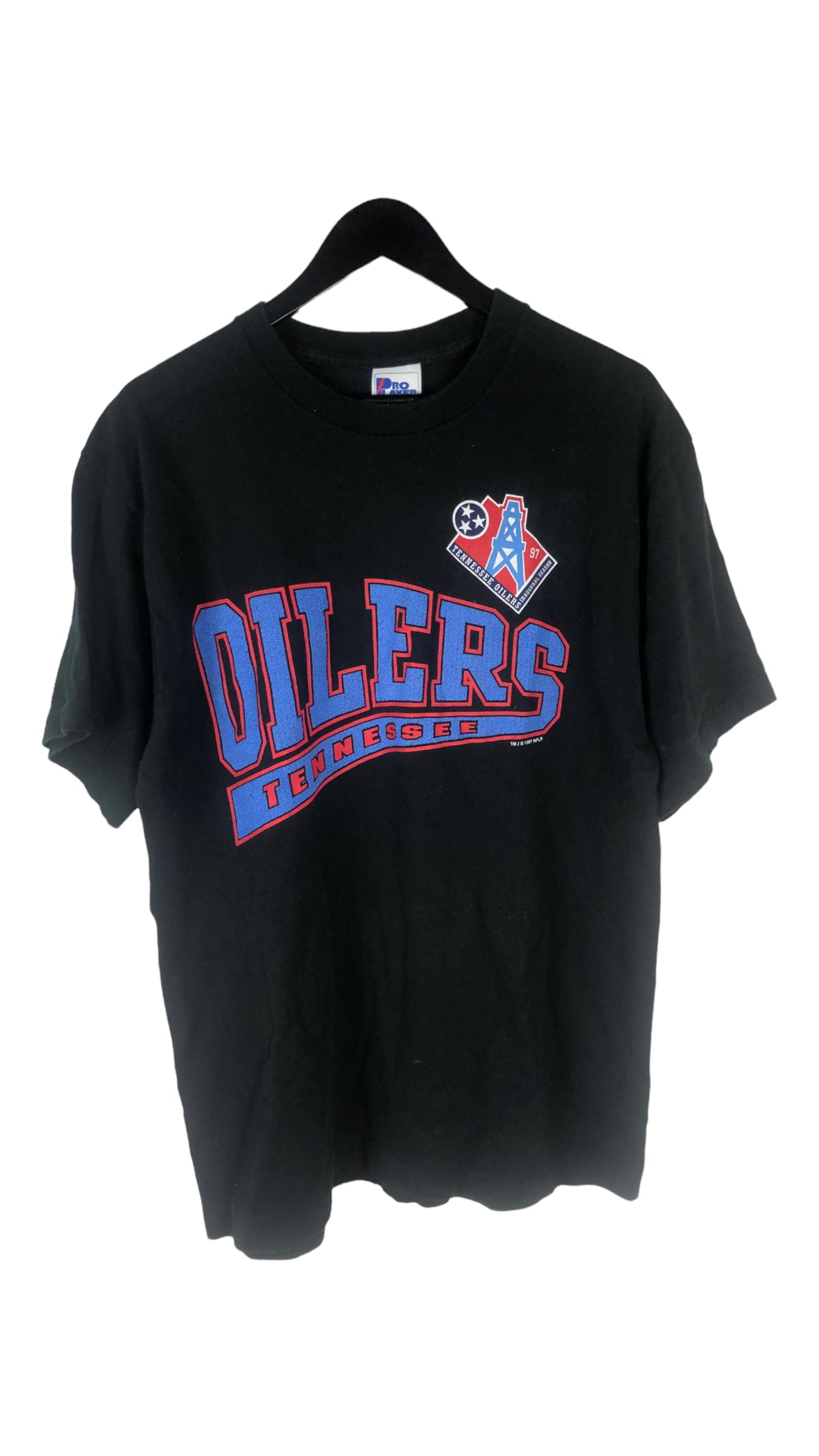Vintage 1997 Tennessee Oilers Inaugural Season TSHIRT with