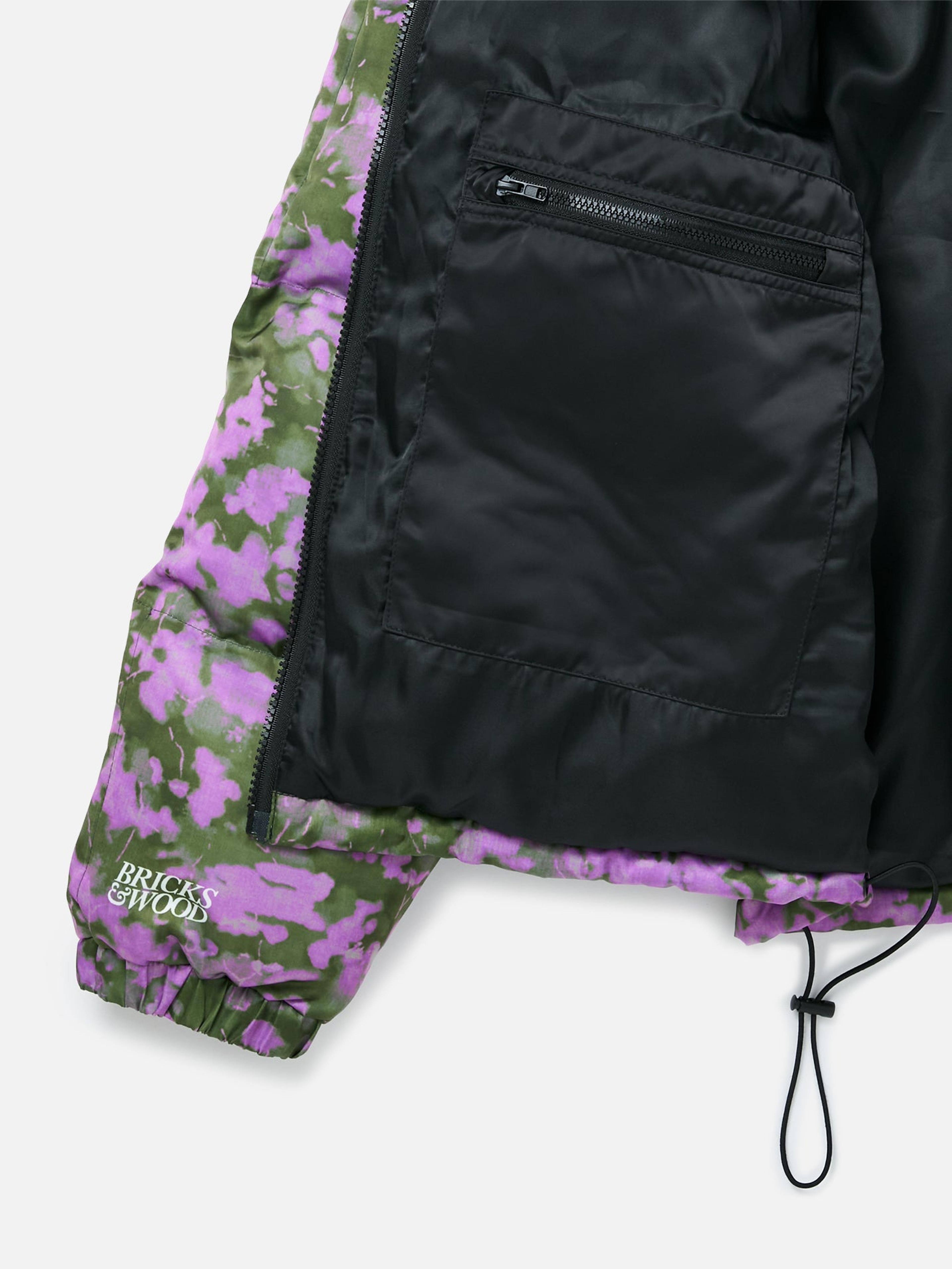 Alternate View 3 of Thermal Camo Puffer - Purple