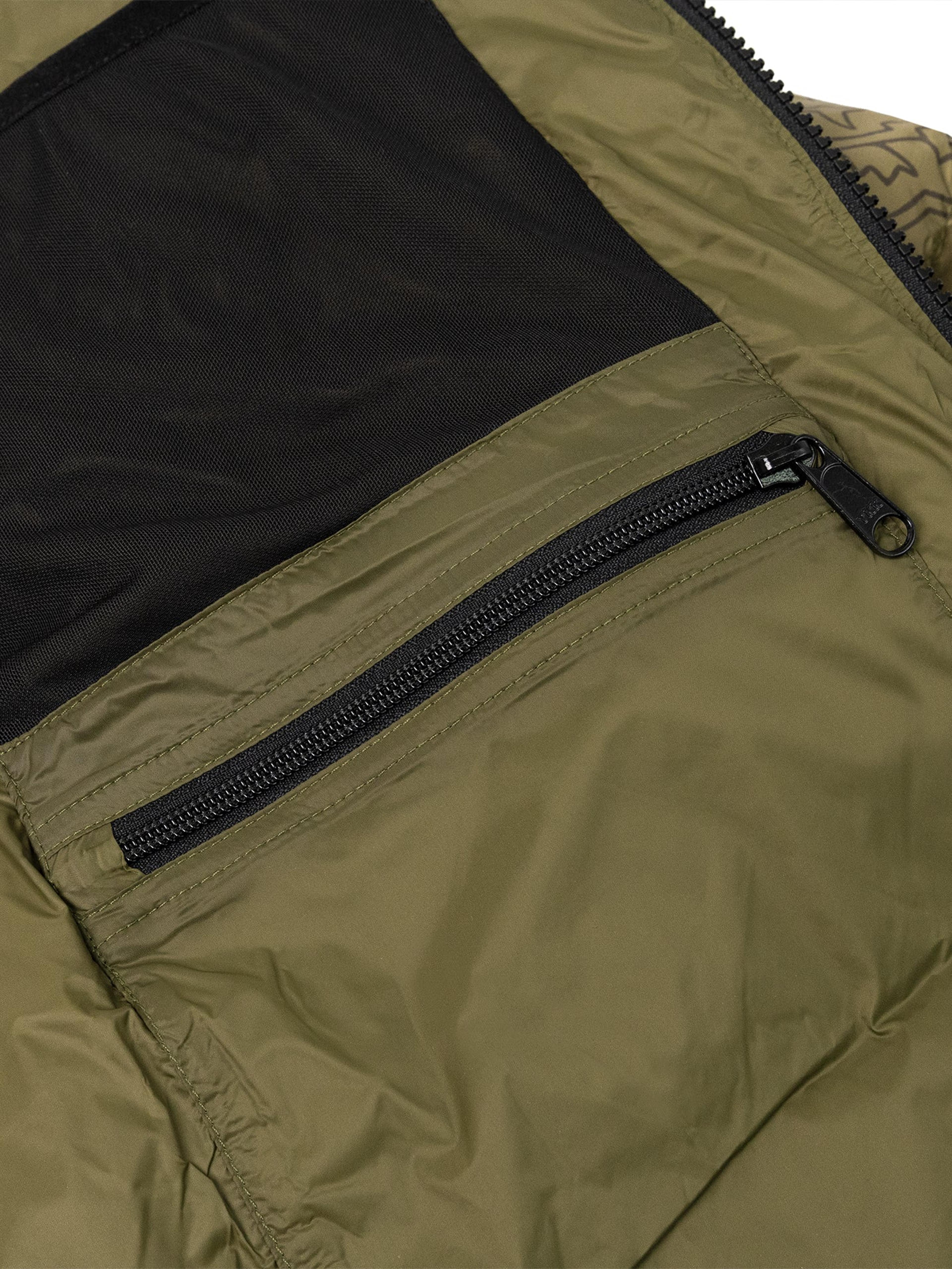 Alternate View 6 of Paisley Butterfly Down Jacket - Olive