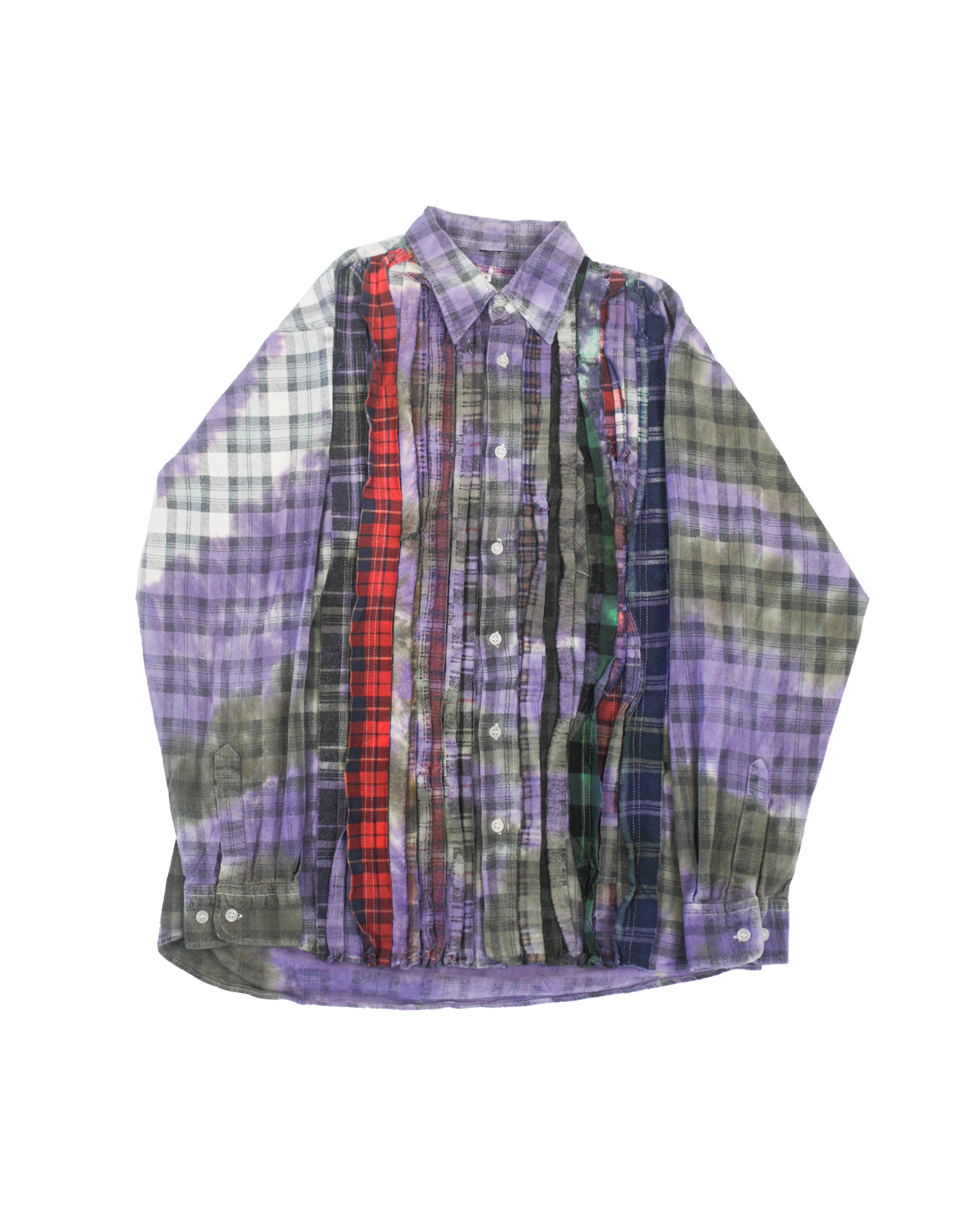 Needles Flannel Shirt - Ribbon Shirt/Tie Dye