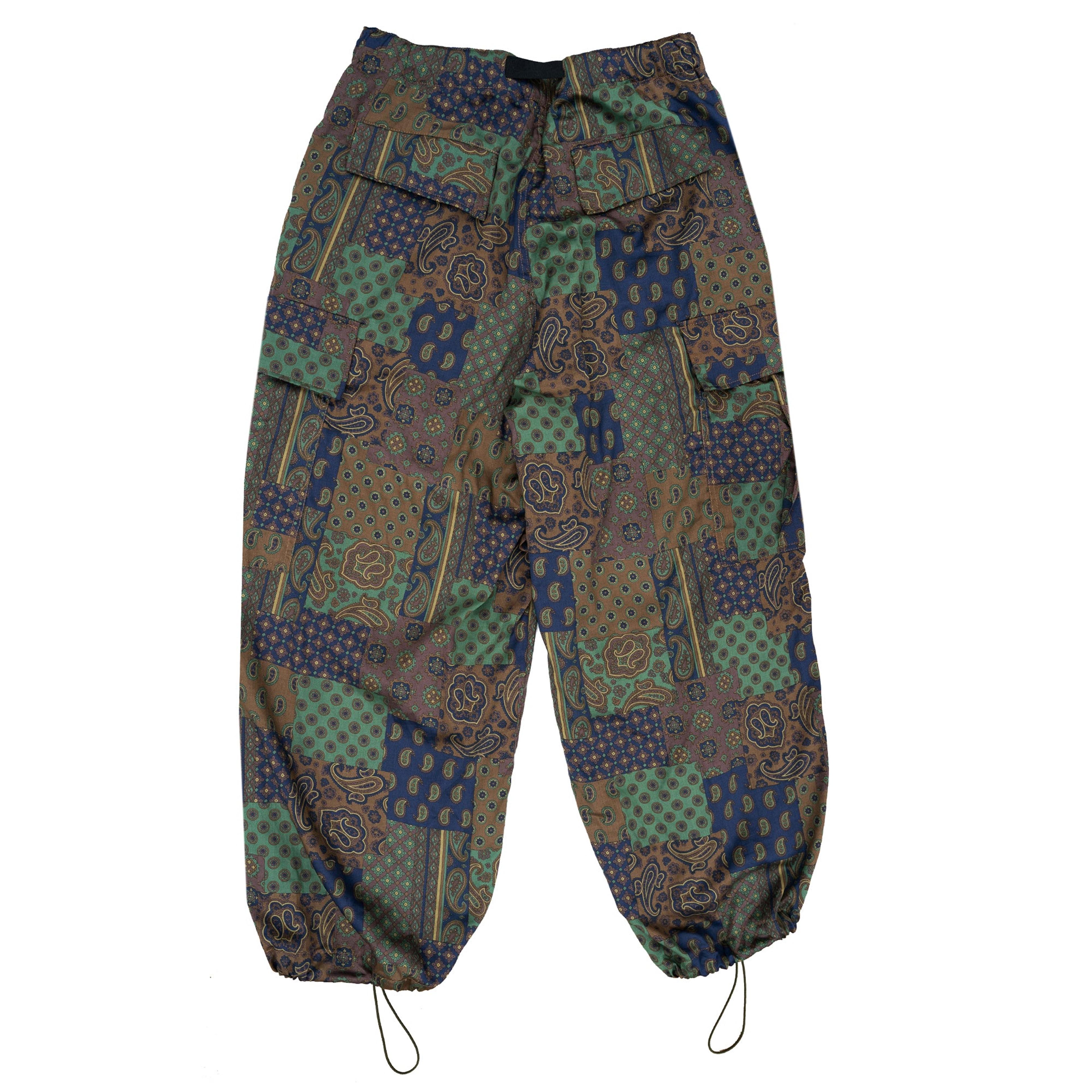 Alternate View 1 of Green Paisley Utility Pants