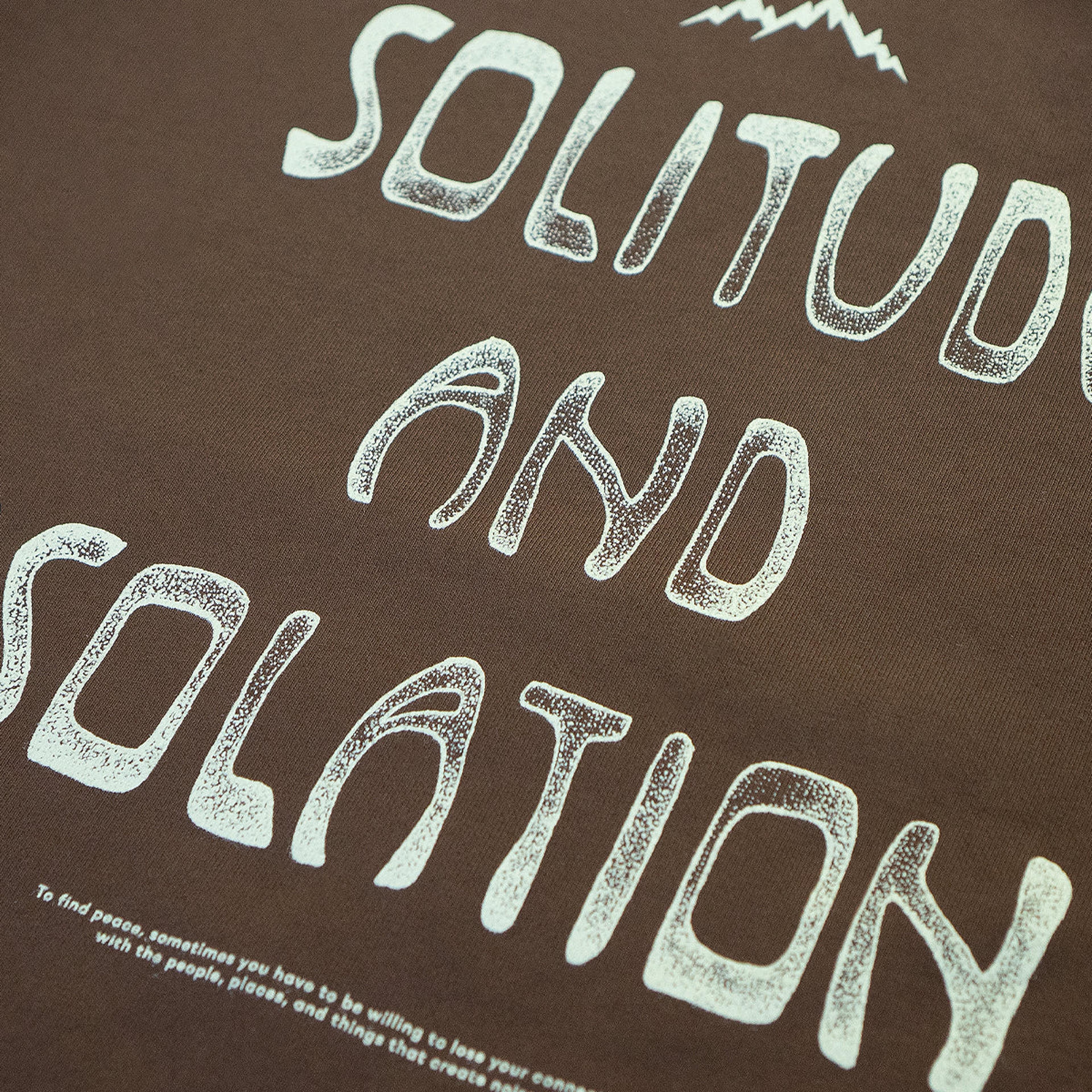 Alternate View 1 of Brown Solitude Crewneck