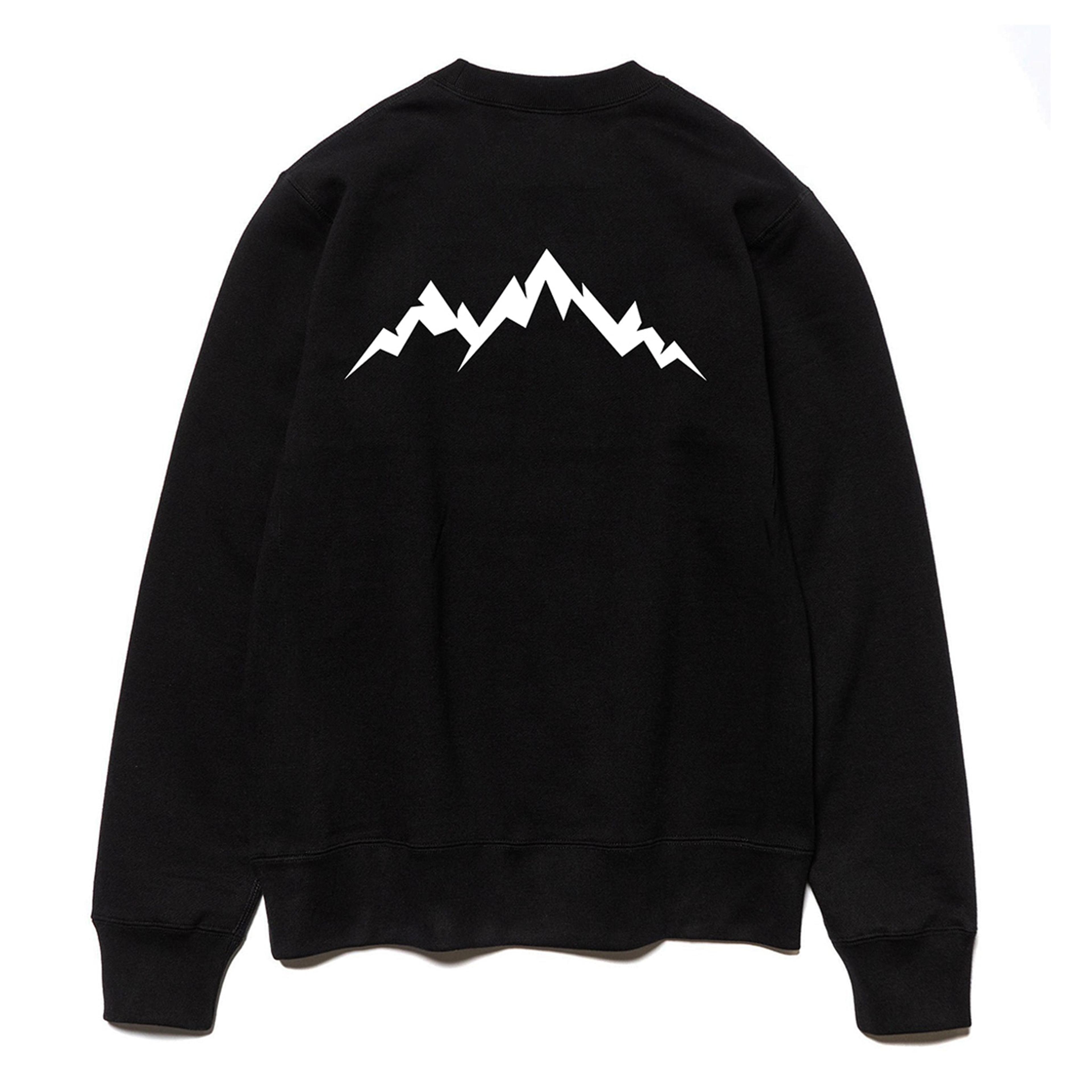 Alternate View 1 of Black Research Crewneck