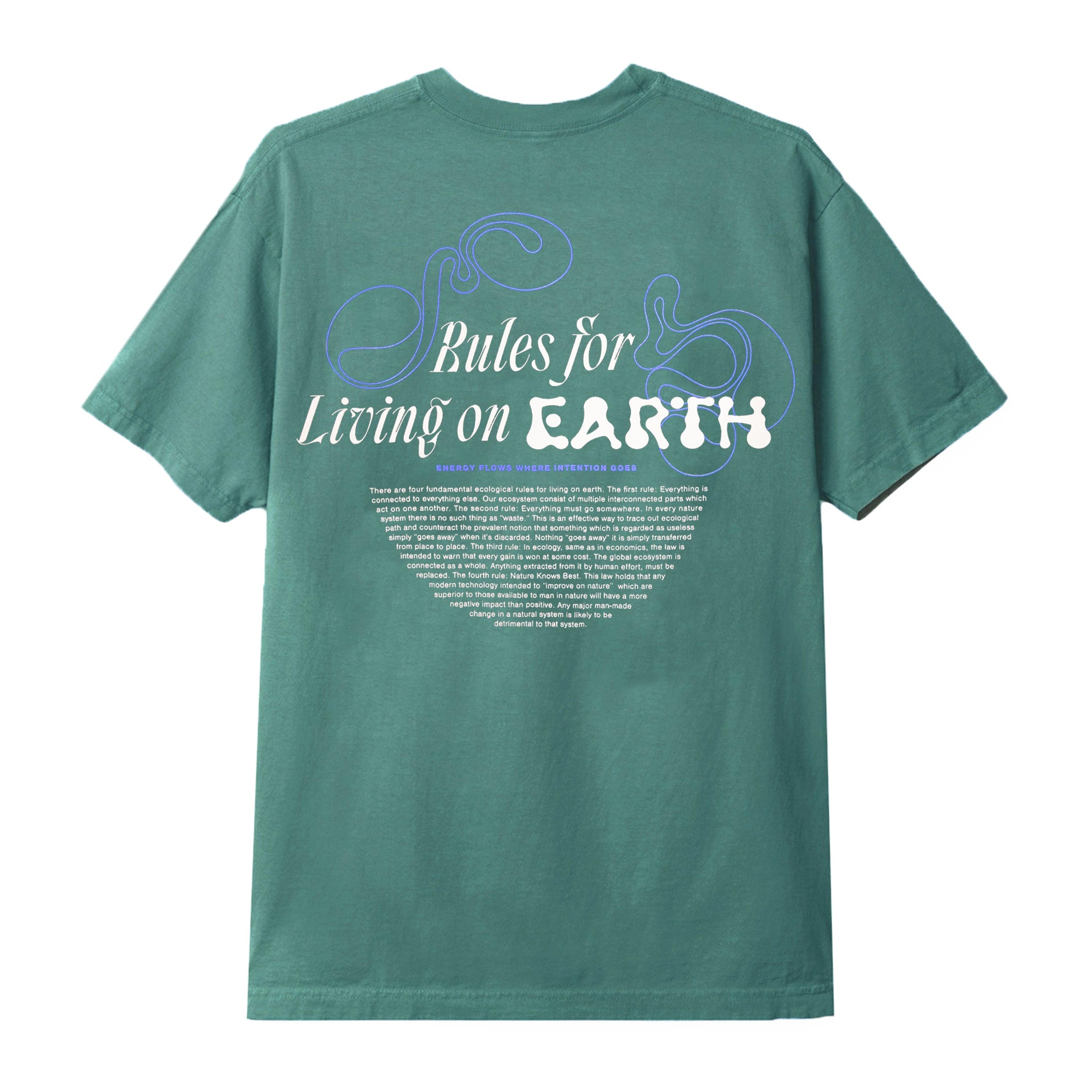 Alternate View 1 of Teal Ripple T-Shirt