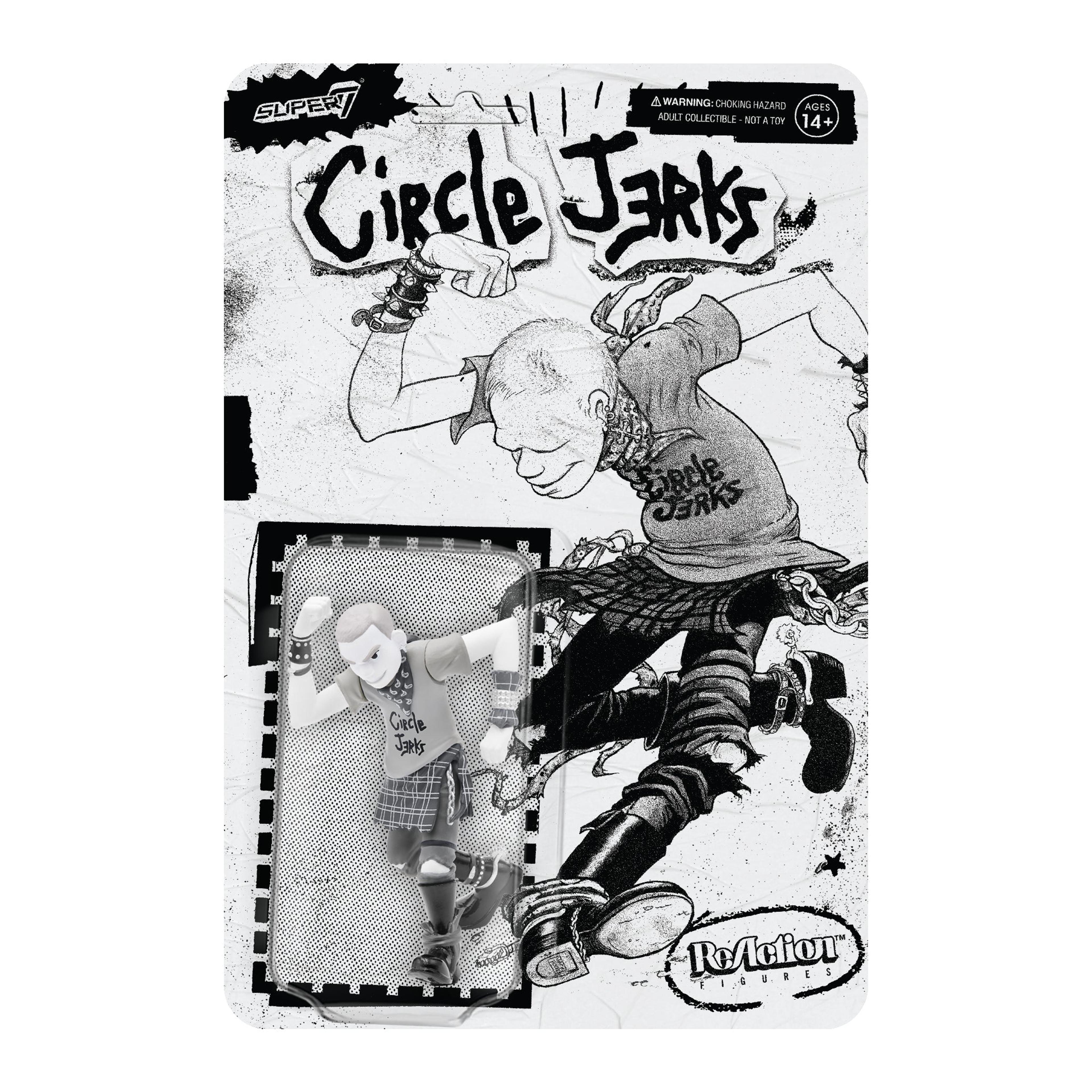 Circle Jerks ReAction Figure - Skank Man (Grayscale)