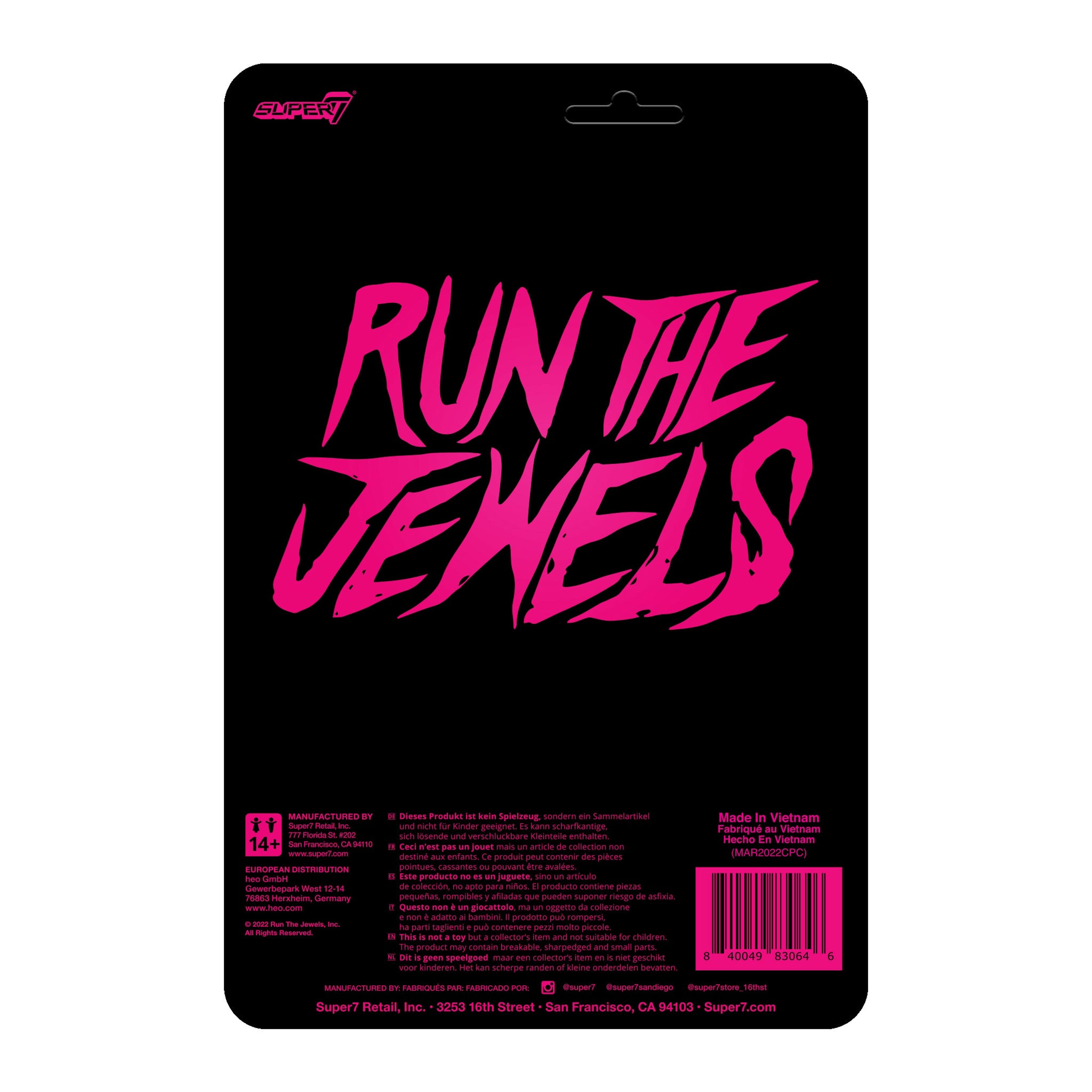 Alternate View 4 of Run the Jewels ReAction Figures Wave 2 Set - Dangerous Killer Mi