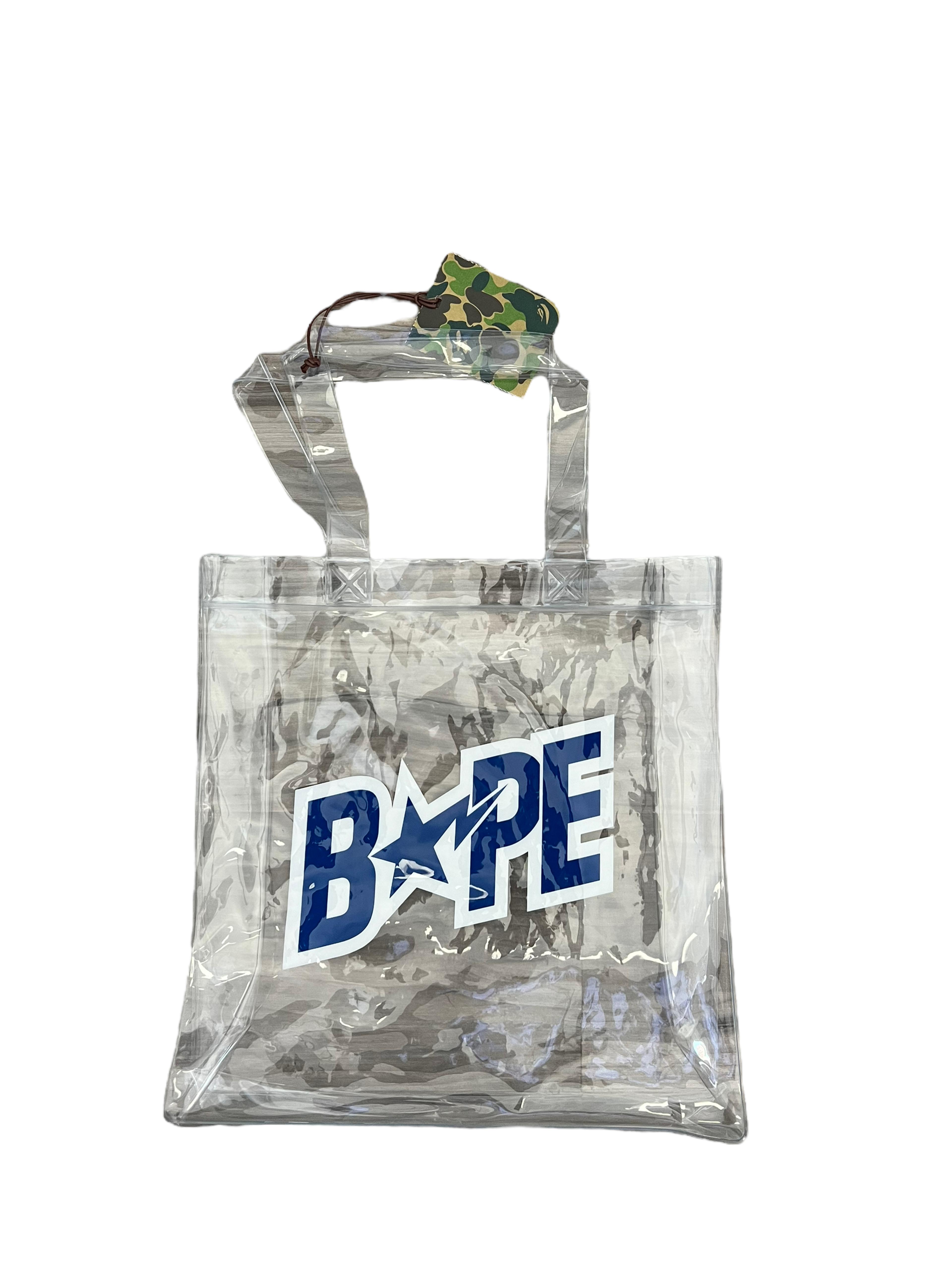 BAPE 2023 SUMMER COLLECTION CLEAR TOTE