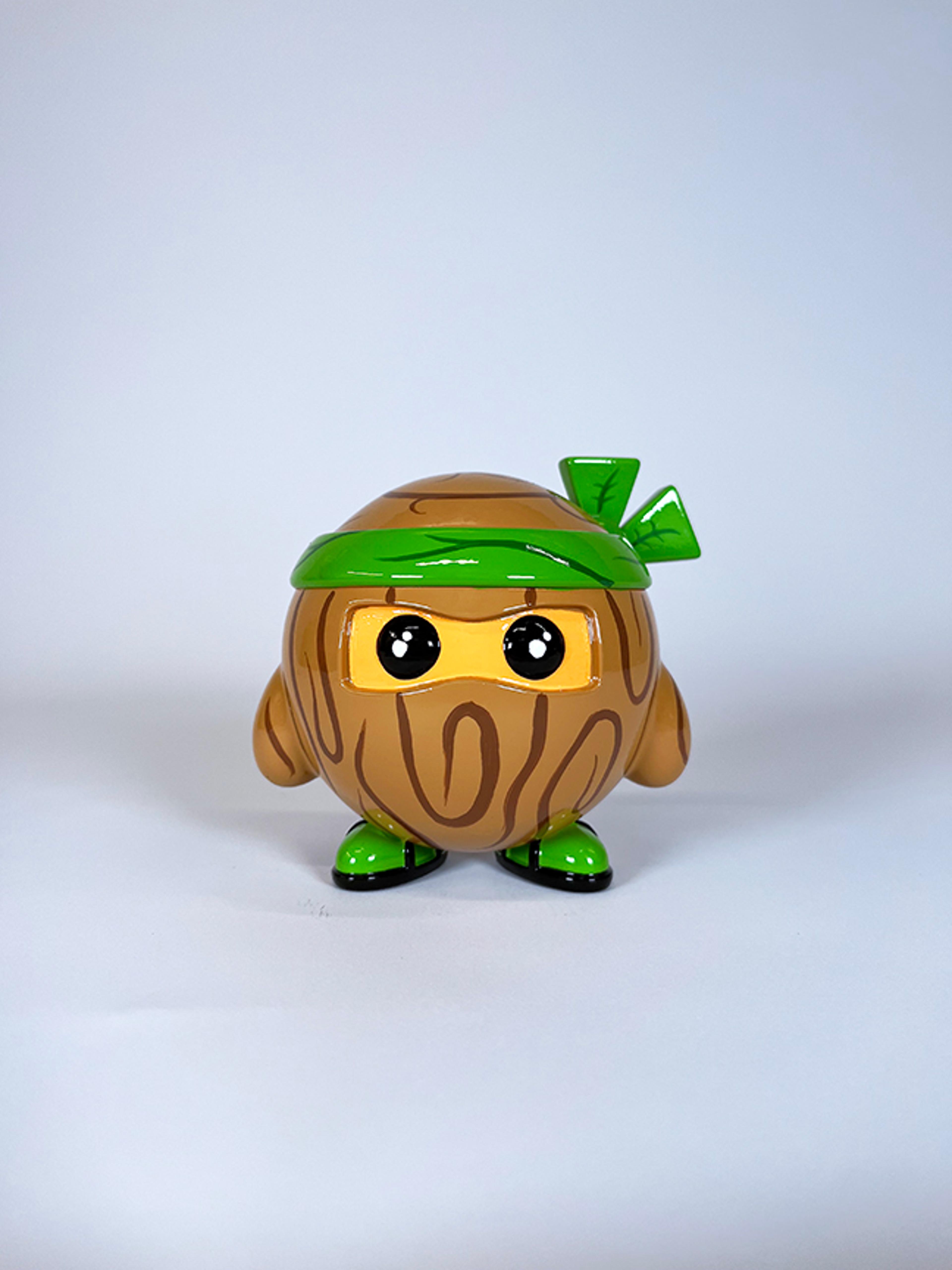 Alternate View 4 of Woodgrain-CUSTOM NINJITOS ART TOY