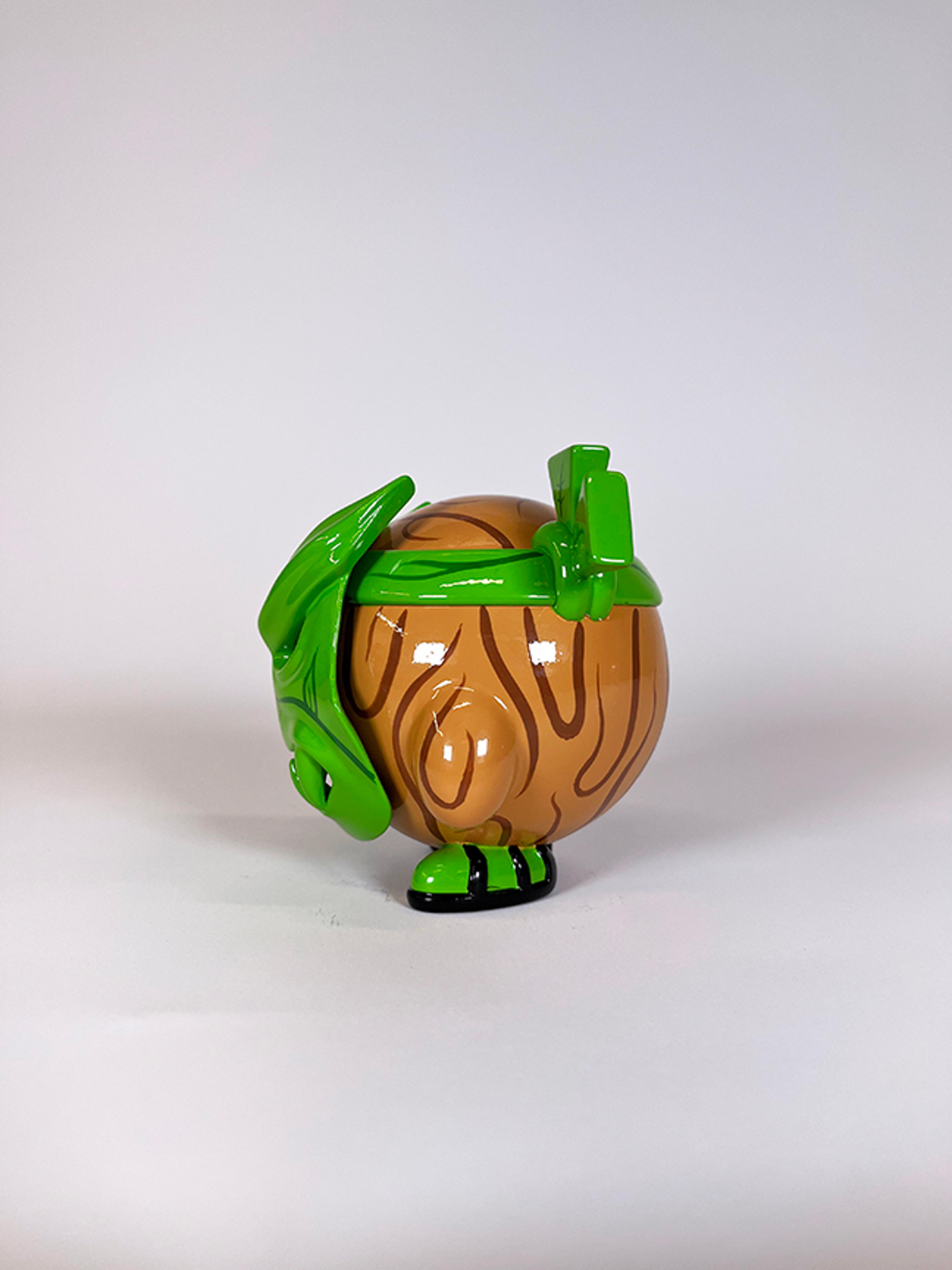 Alternate View 2 of Woodgrain-CUSTOM NINJITOS ART TOY