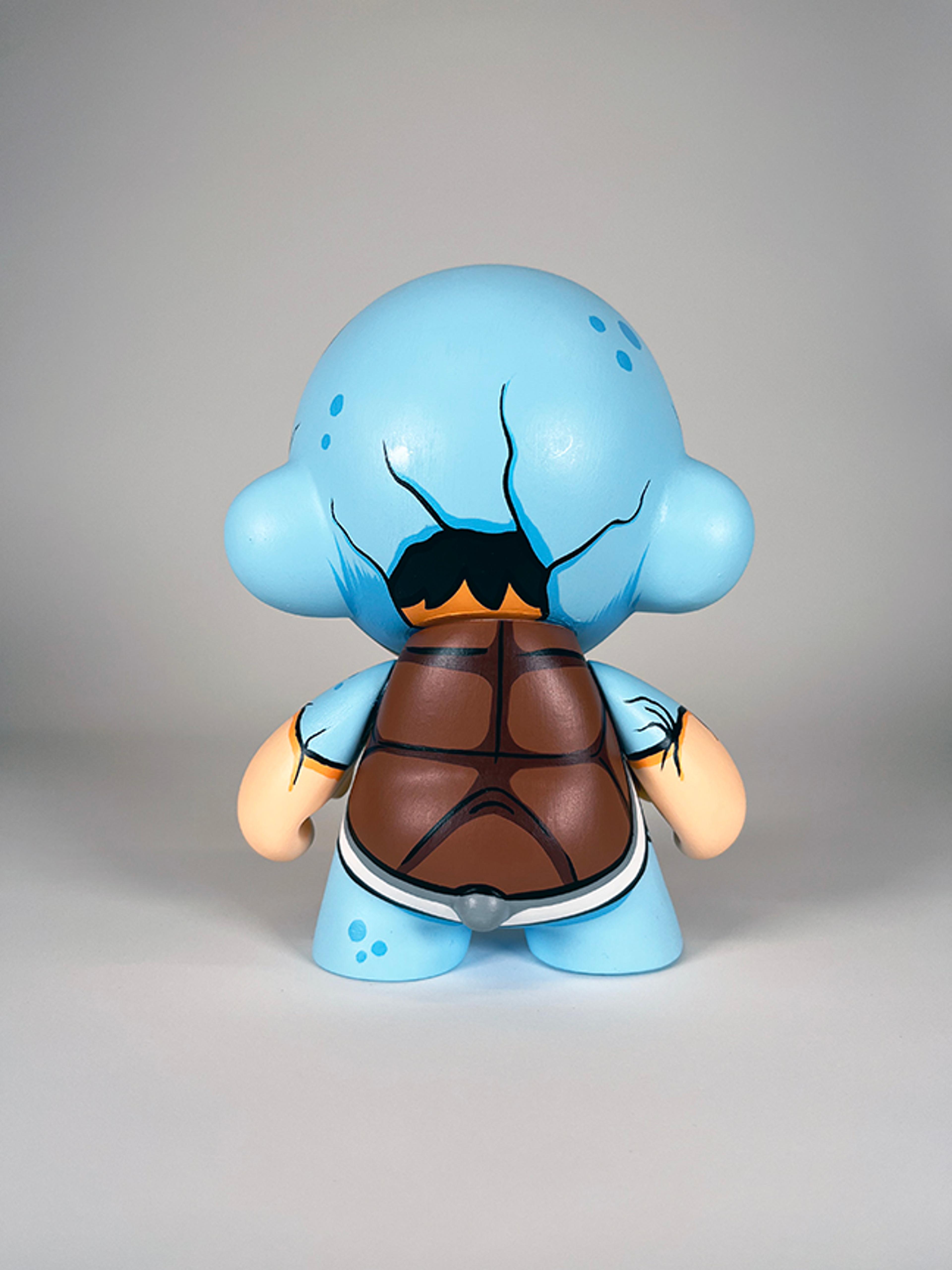 Alternate View 3 of  ASH IN A SQUIRTLE SUIT-HAND PAINTED MUNNY FROM KID ROBOT