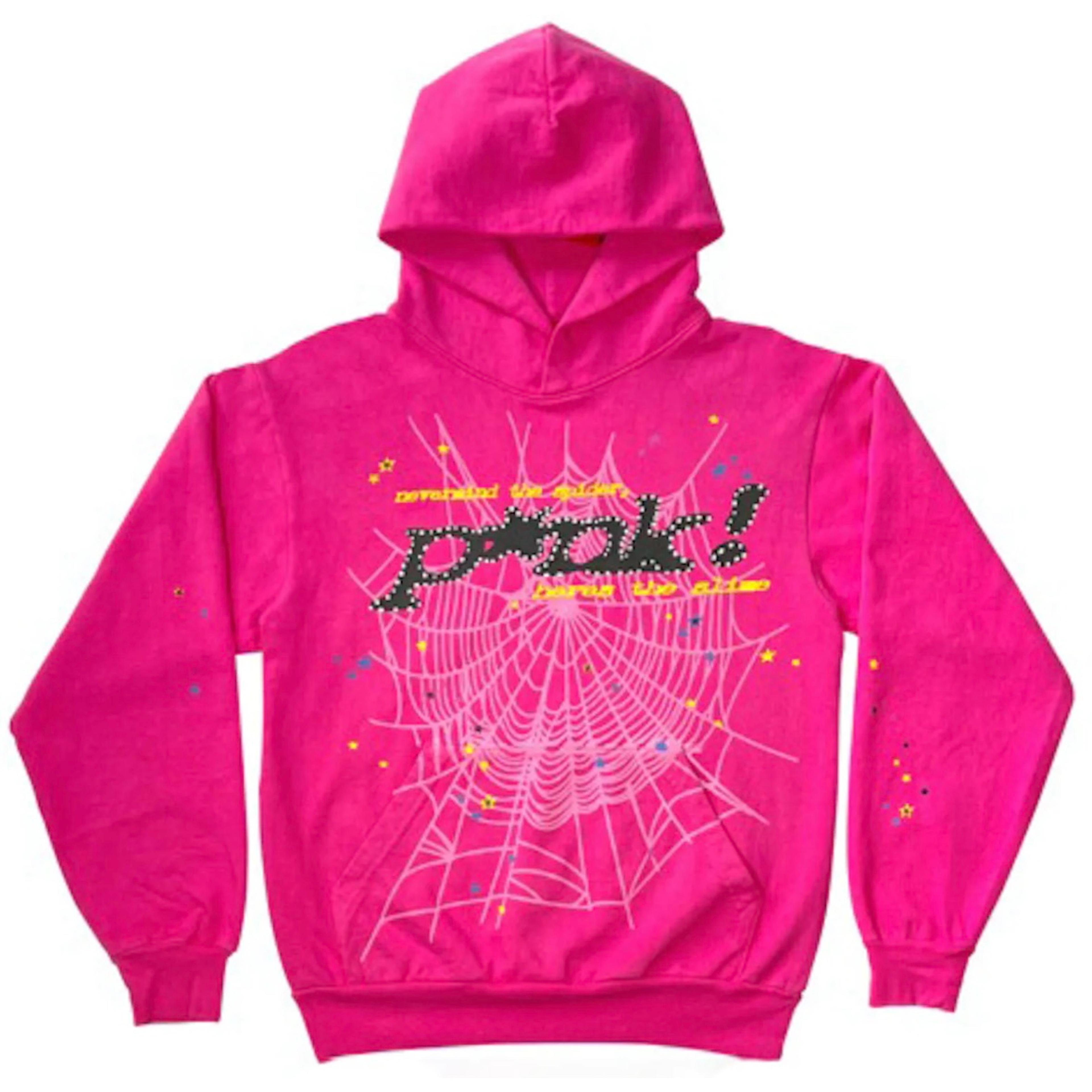 Sp5der P*NK Hoodie - Pink