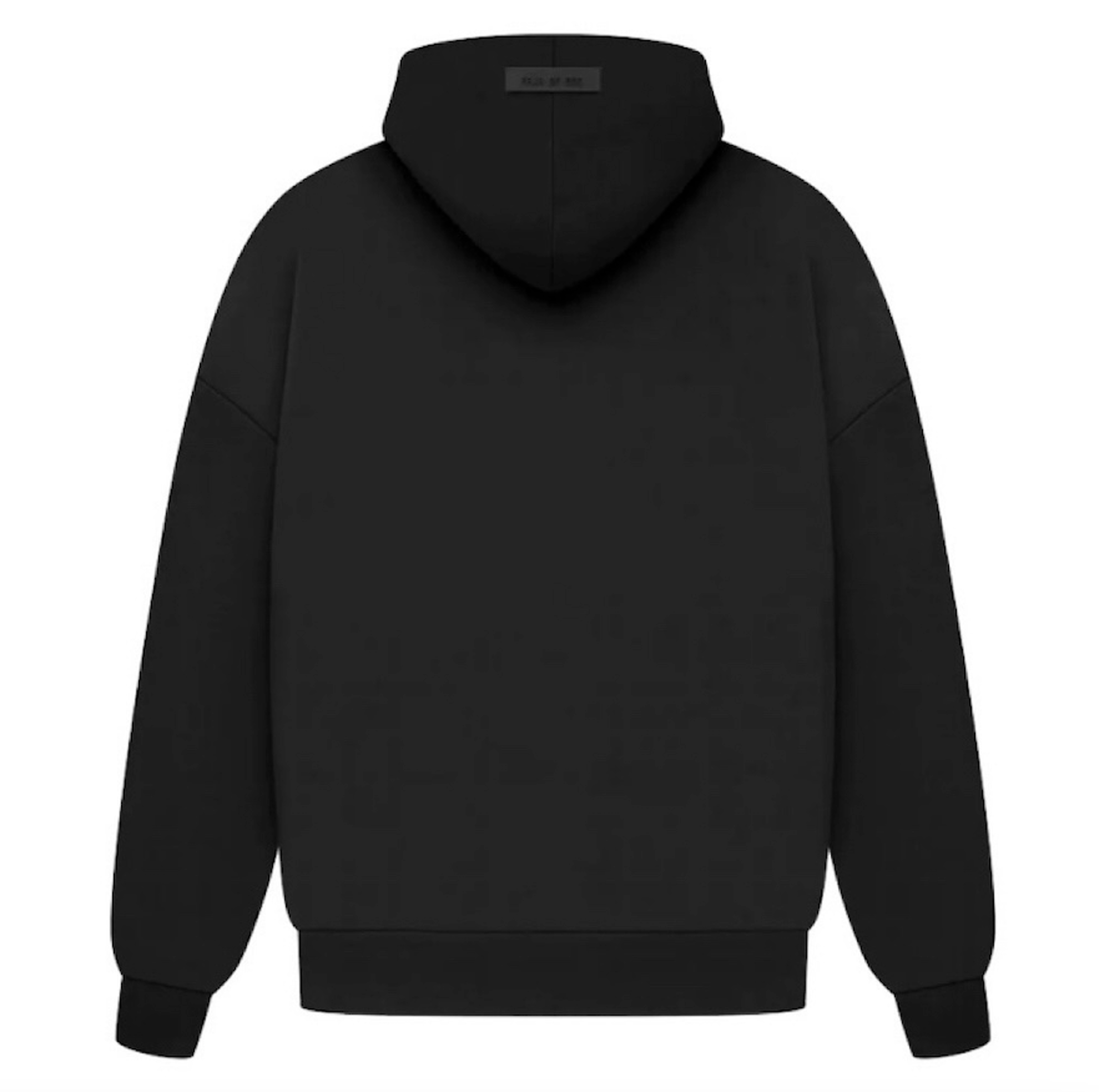 Alternate View 1 of Fear of God Essentials Hoodie - Jet Black