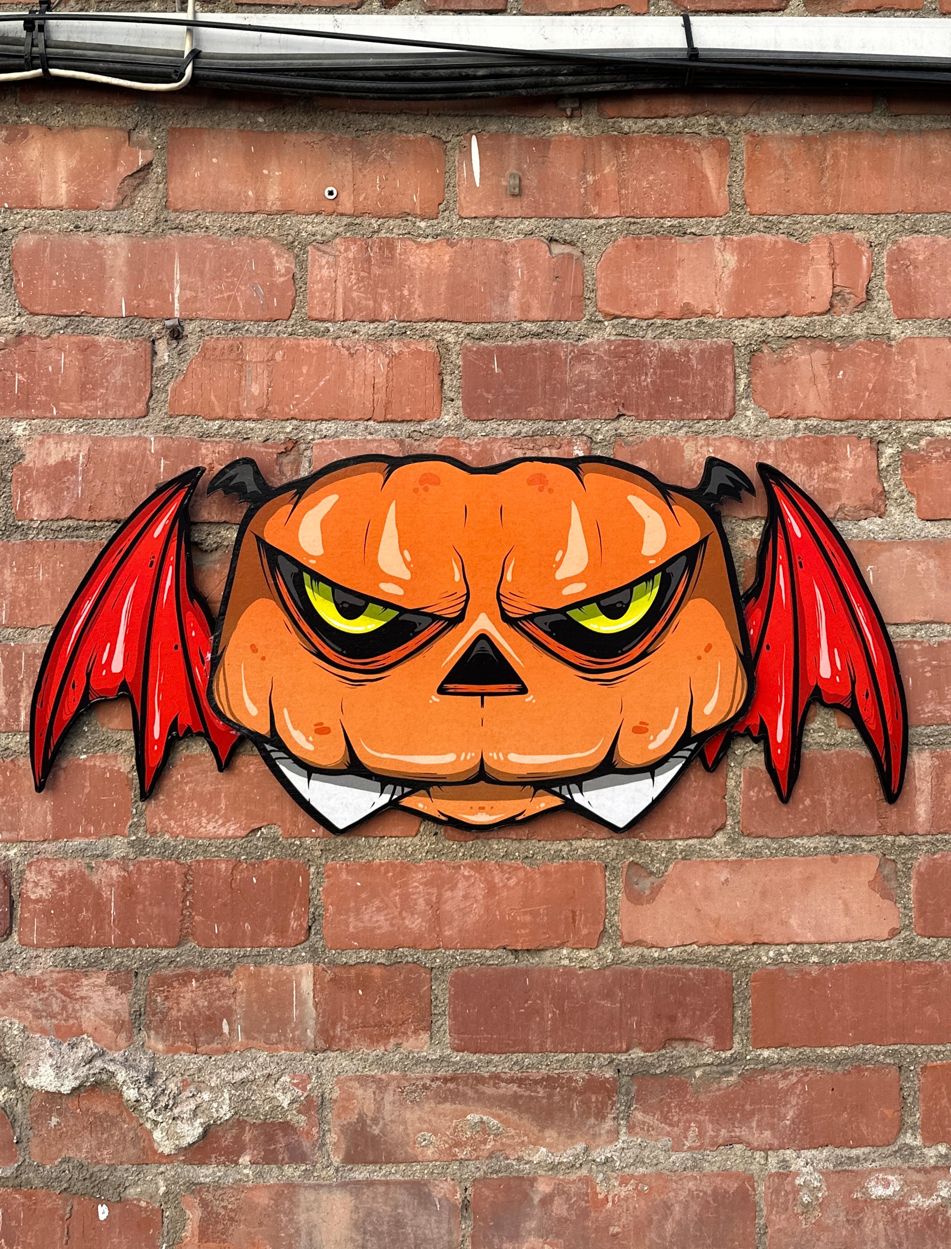 Freaking Ding Bat Pumpkin
