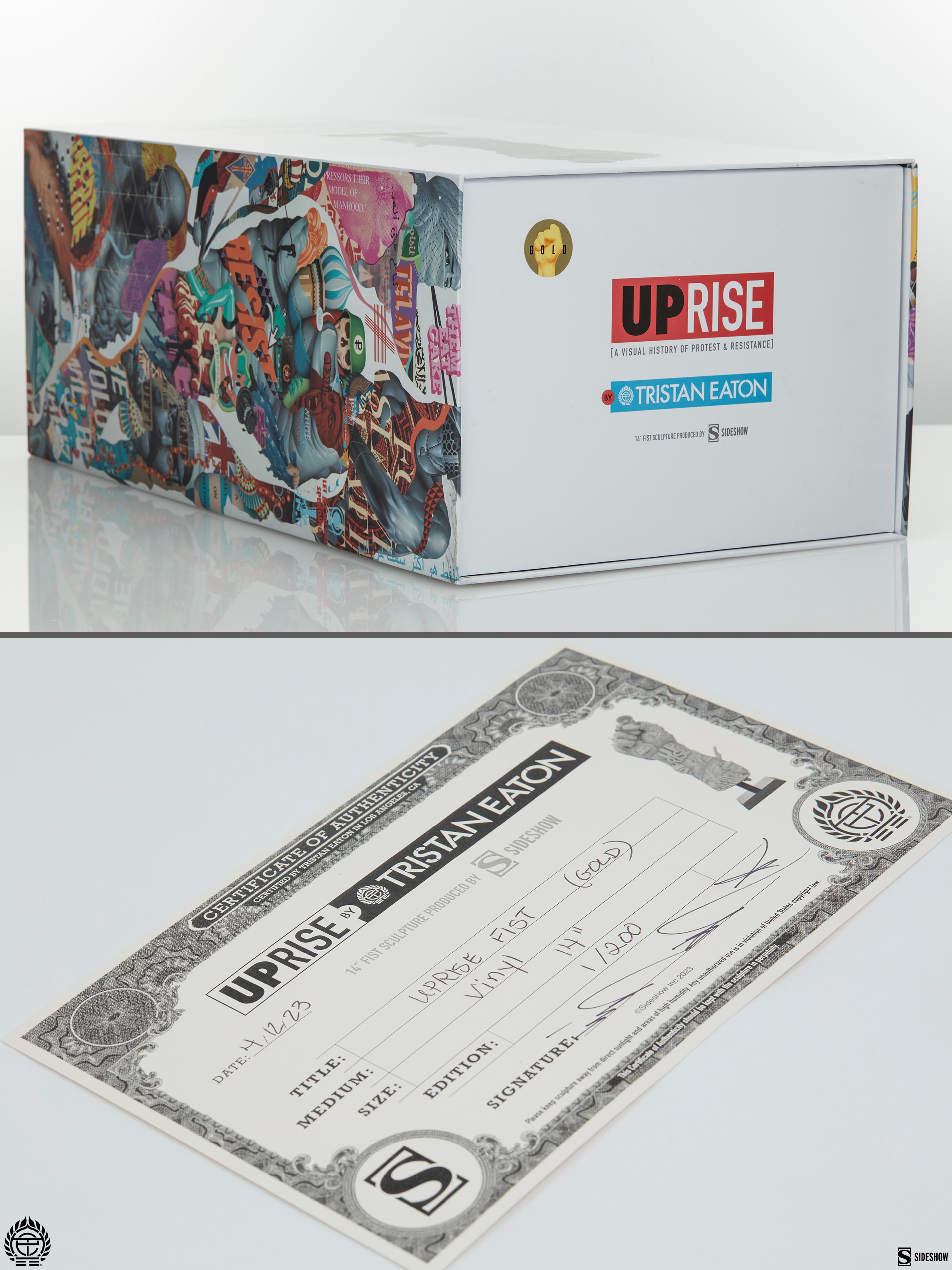 Alternate View 6 of UPRISE FIST Fine Art Statue by Tristan Eaton x Sideshow