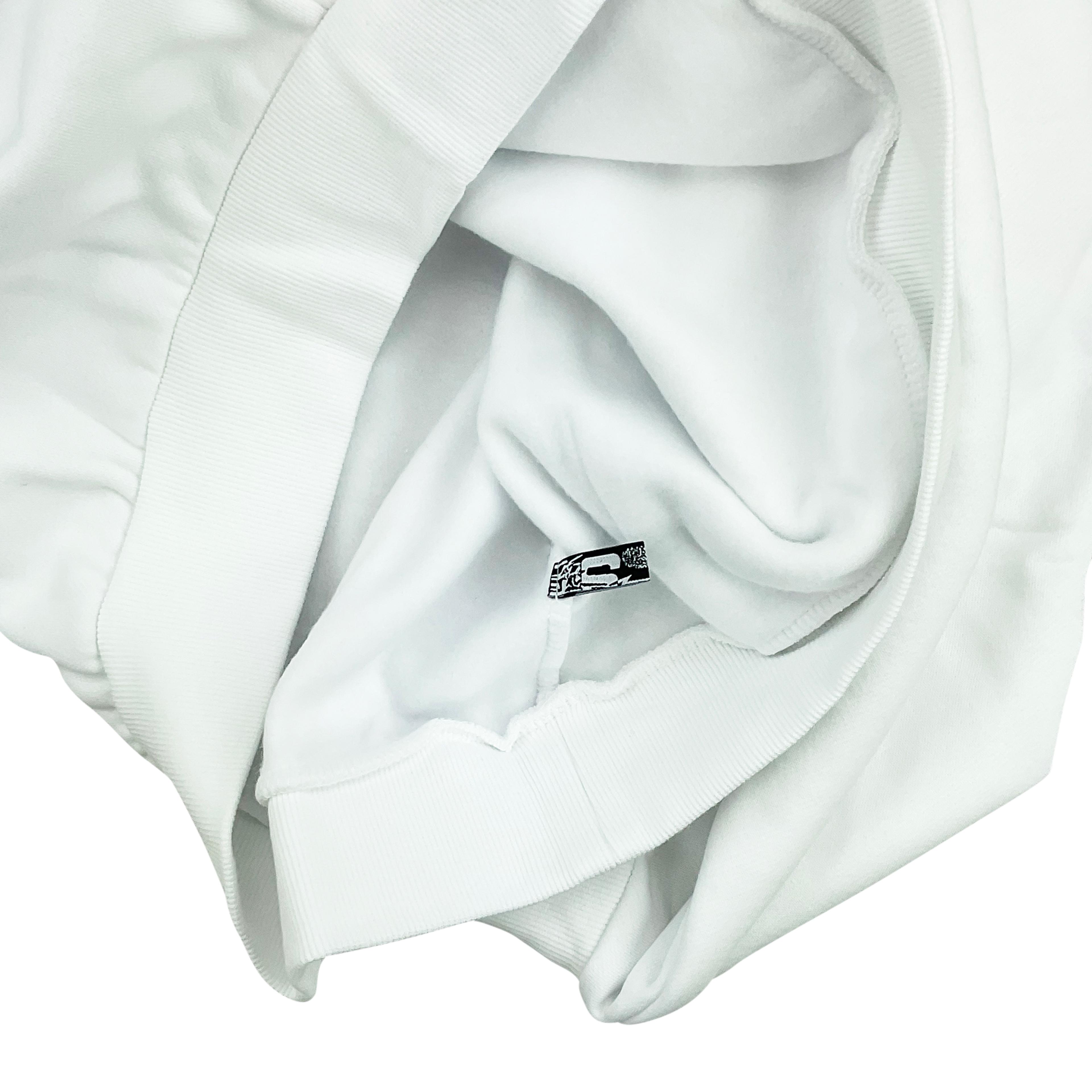 Alternate View 3 of Sp5der OG Rhinestone Logo Hoodie Sweatshirt White | Spider Worldwide