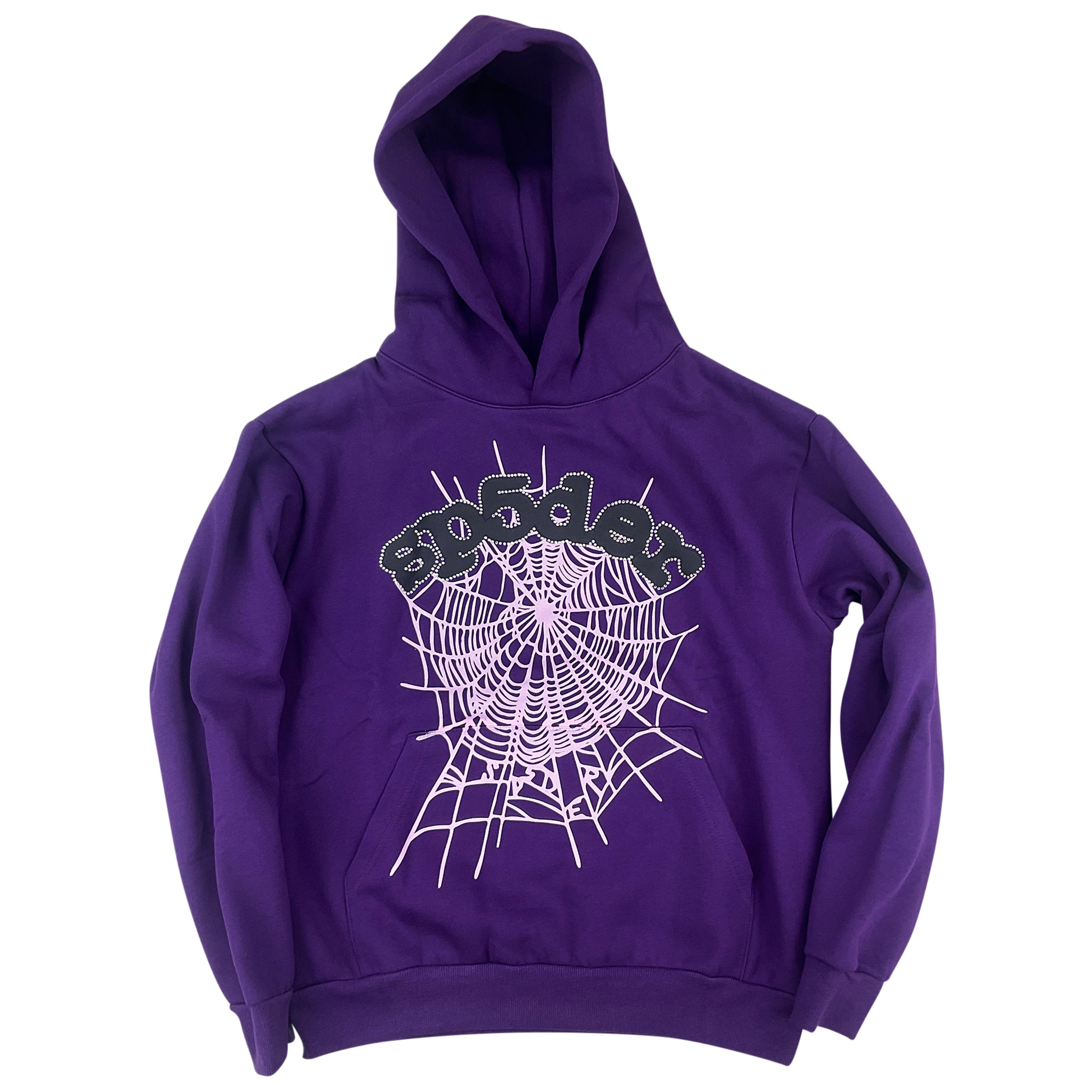Sp5der Web Purple Hoodie Sweatshirt | Spider Worldwide