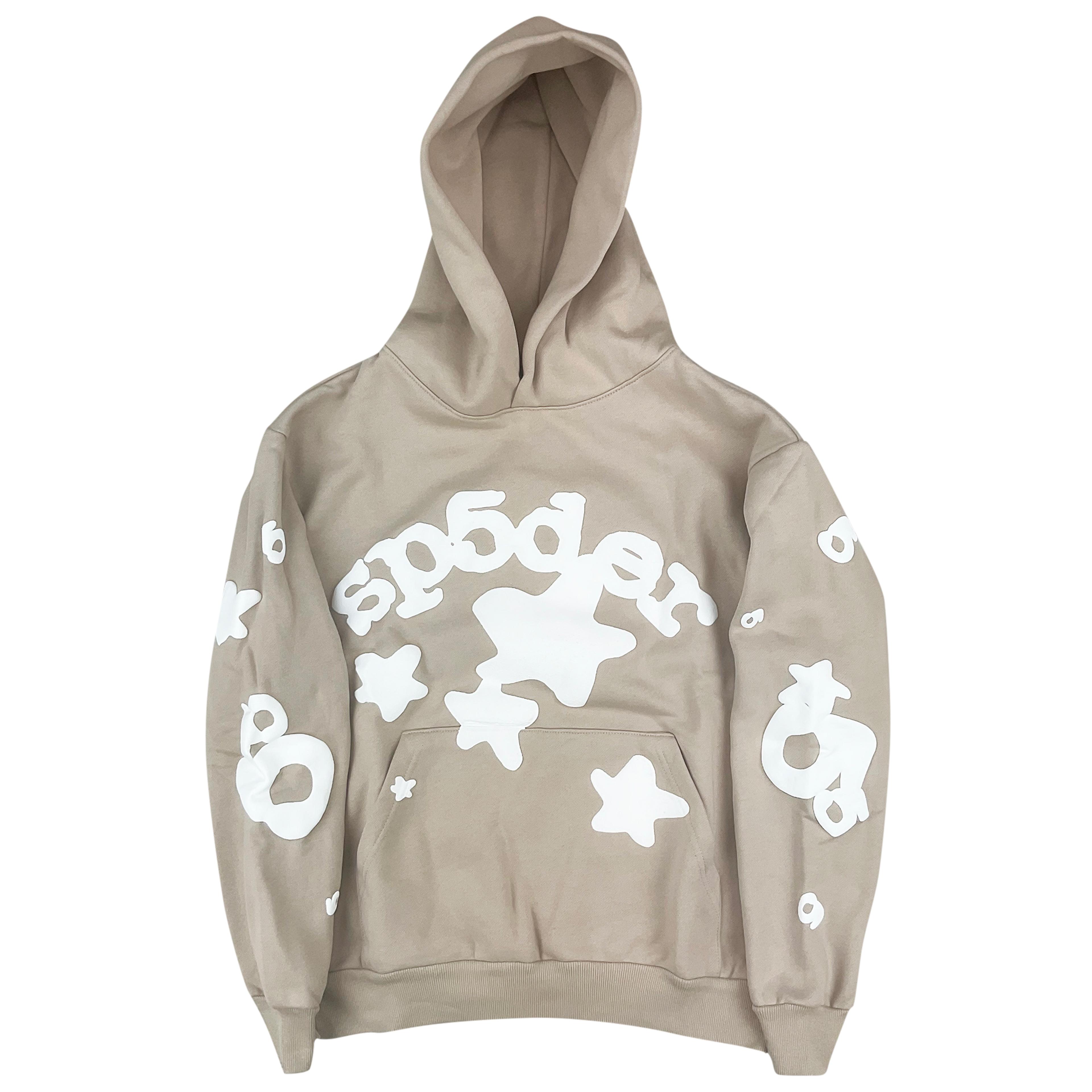 Alternate View 2 of Sp5der Beluga Hoodie Sweatshirt Sand | Spider Worldwide