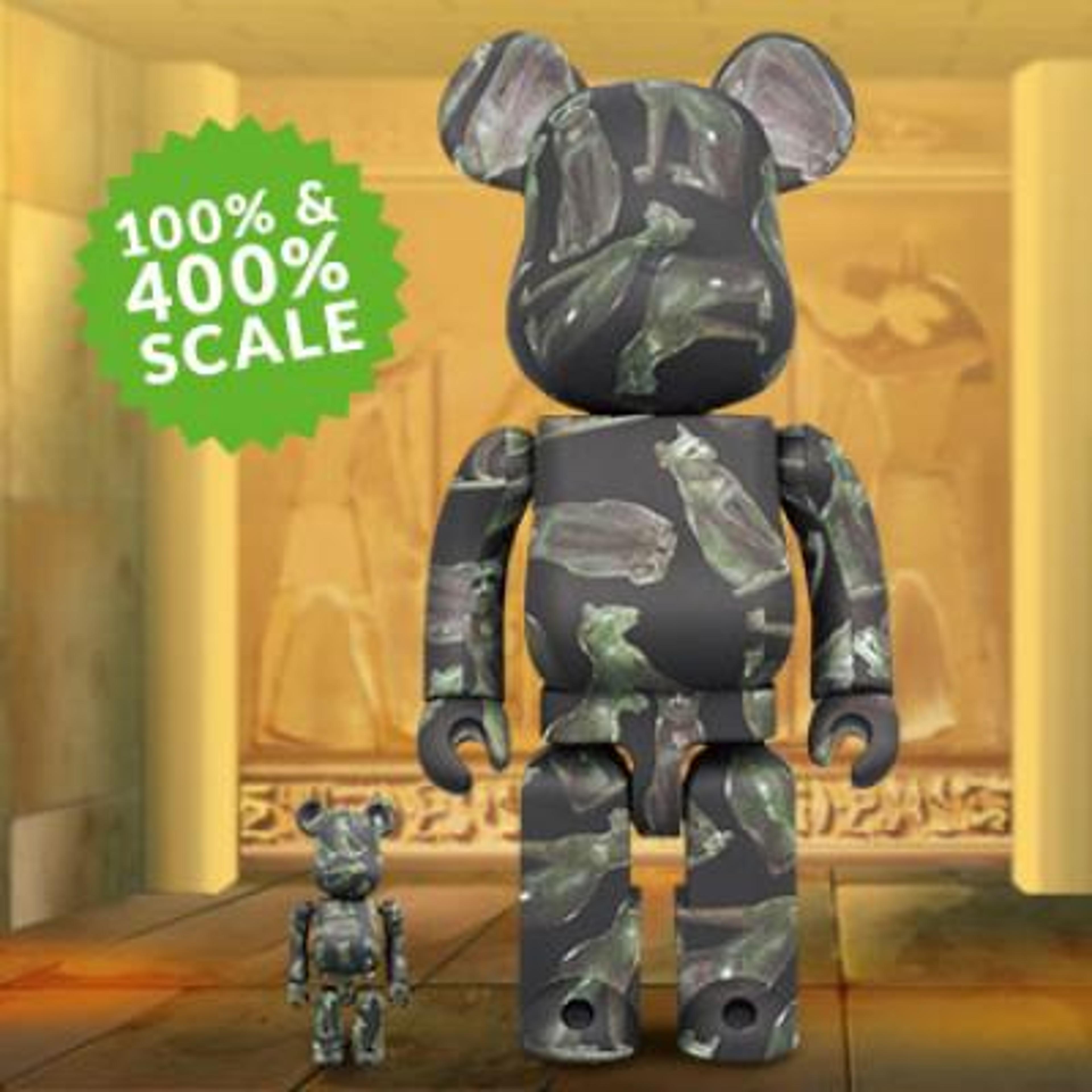 BE@RBRICK THE GAYER-ANDERSON CAT 100% & 400% Bearbrick by Medicom Toy