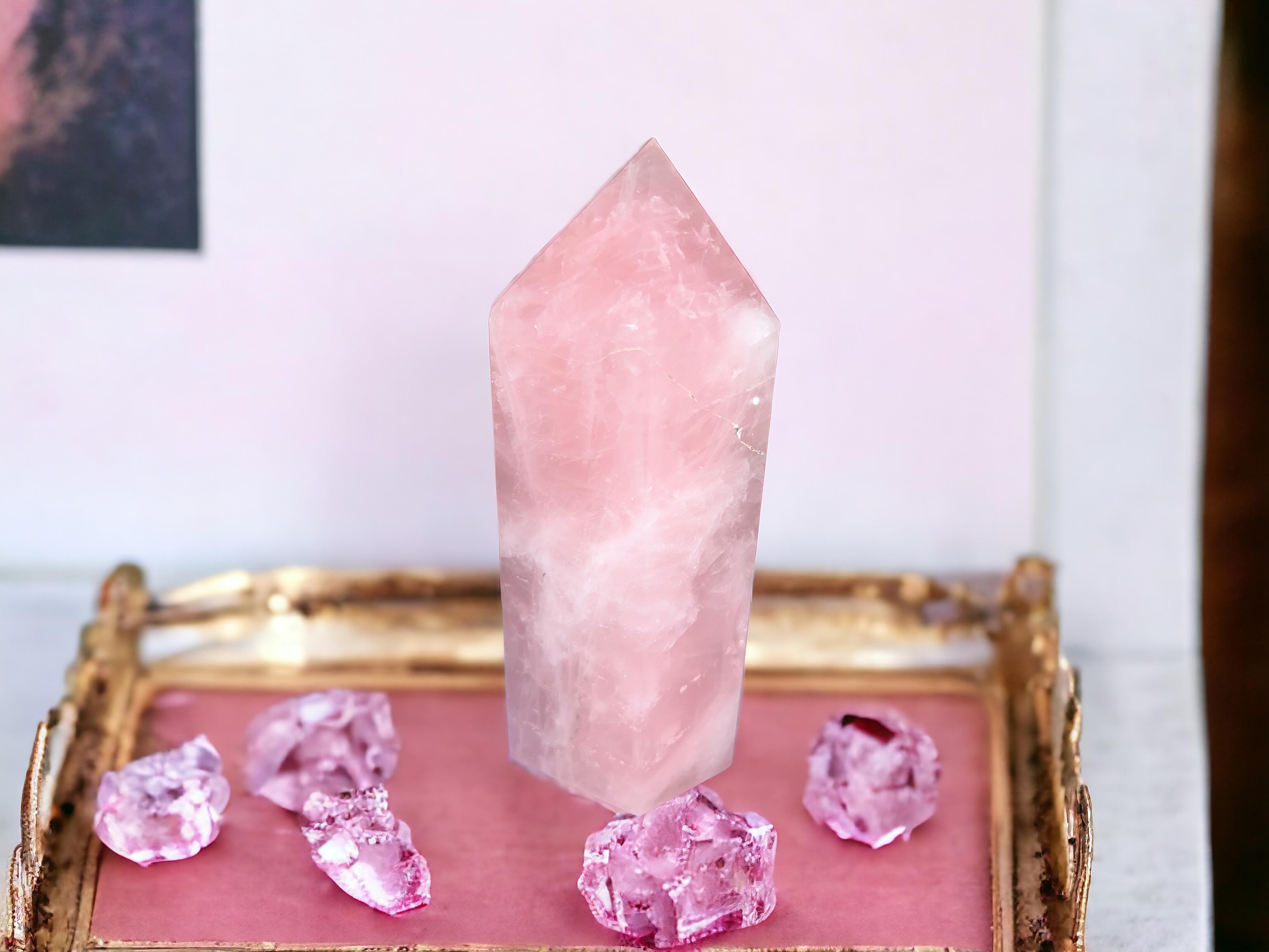 Rose Quartz Tower "Love Stone"