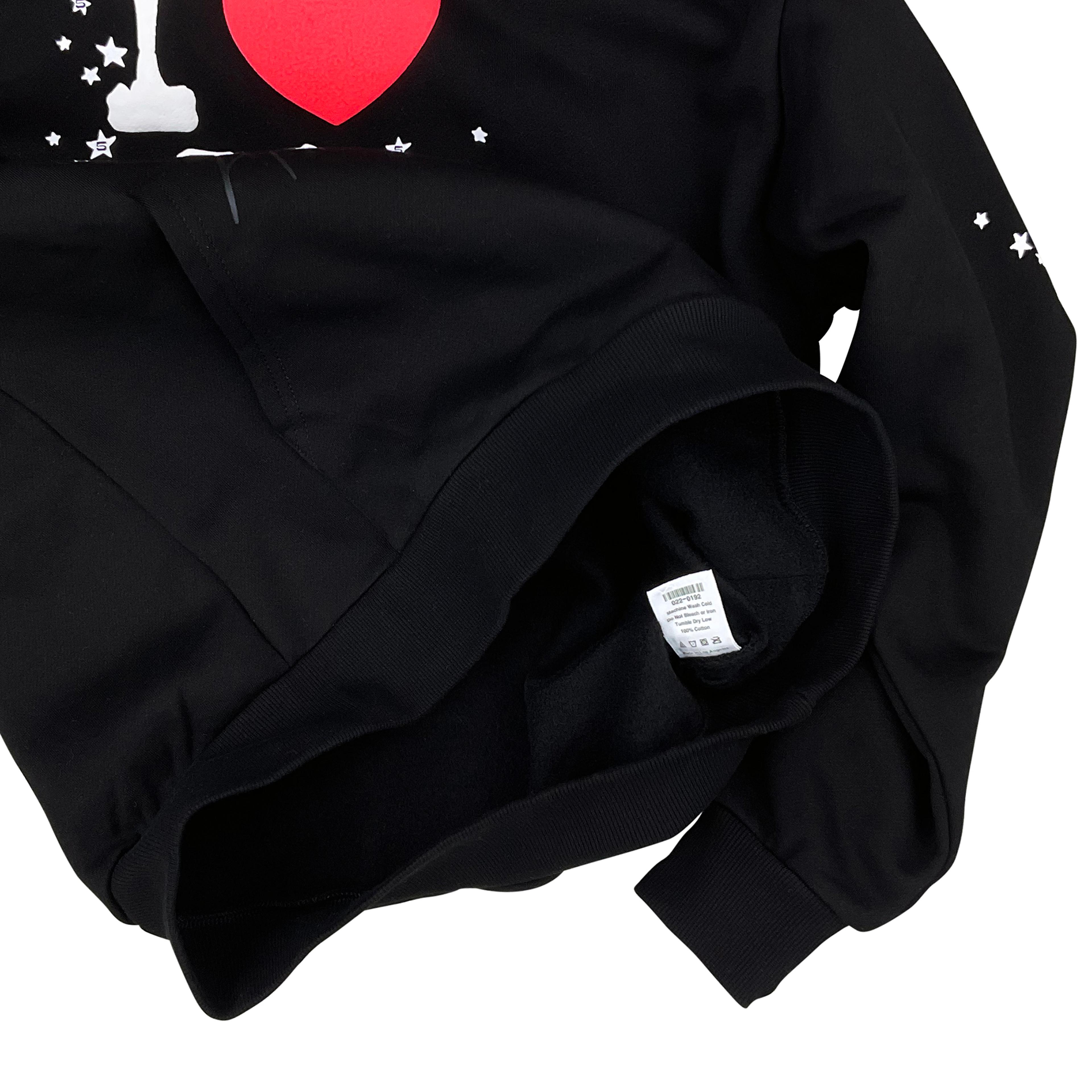 Alternate View 4 of Sp5der NYC I Love Sp5der Souvenir Hoodie Sweatshirt Black | Spider Worldwide