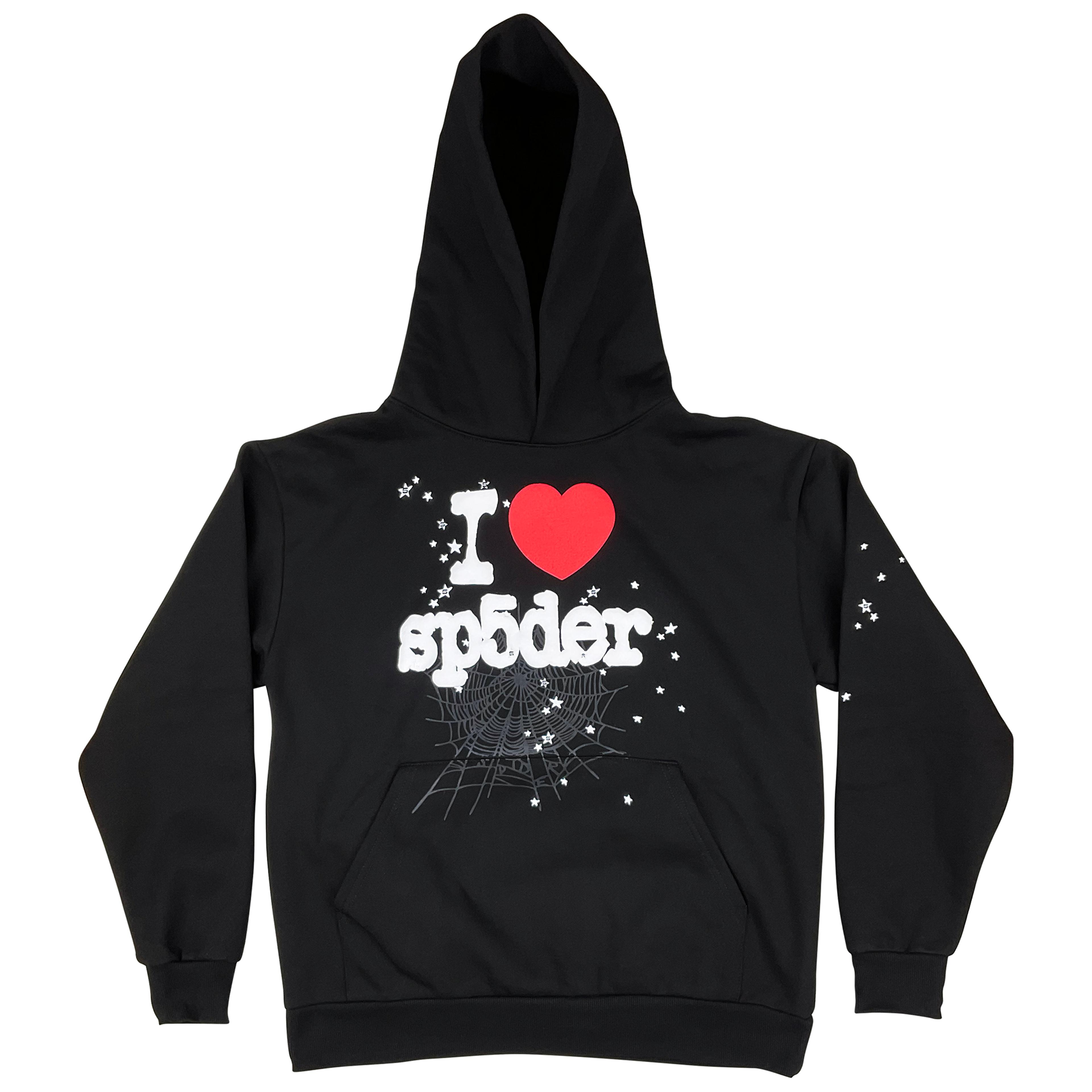 Sp5der NYC I Love Sp5der Souvenir Hoodie Sweatshirt Black | Spider Worldwide