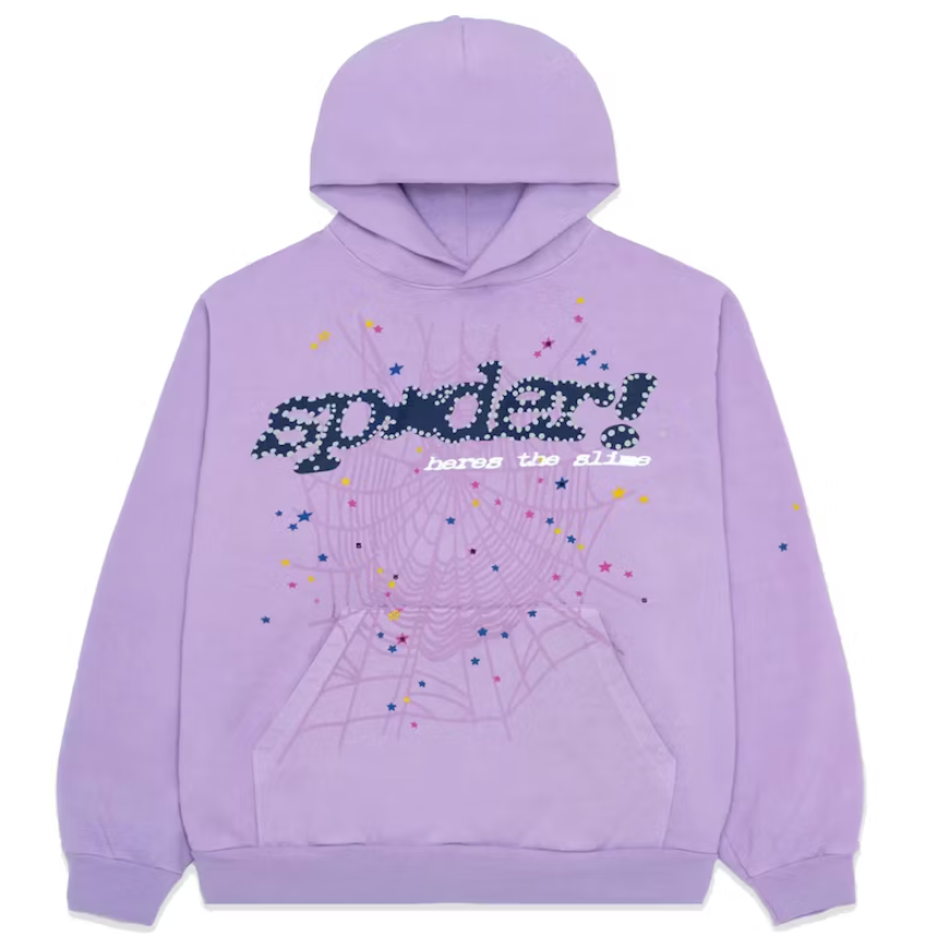 Sp5der Acai Hoodie Purple
