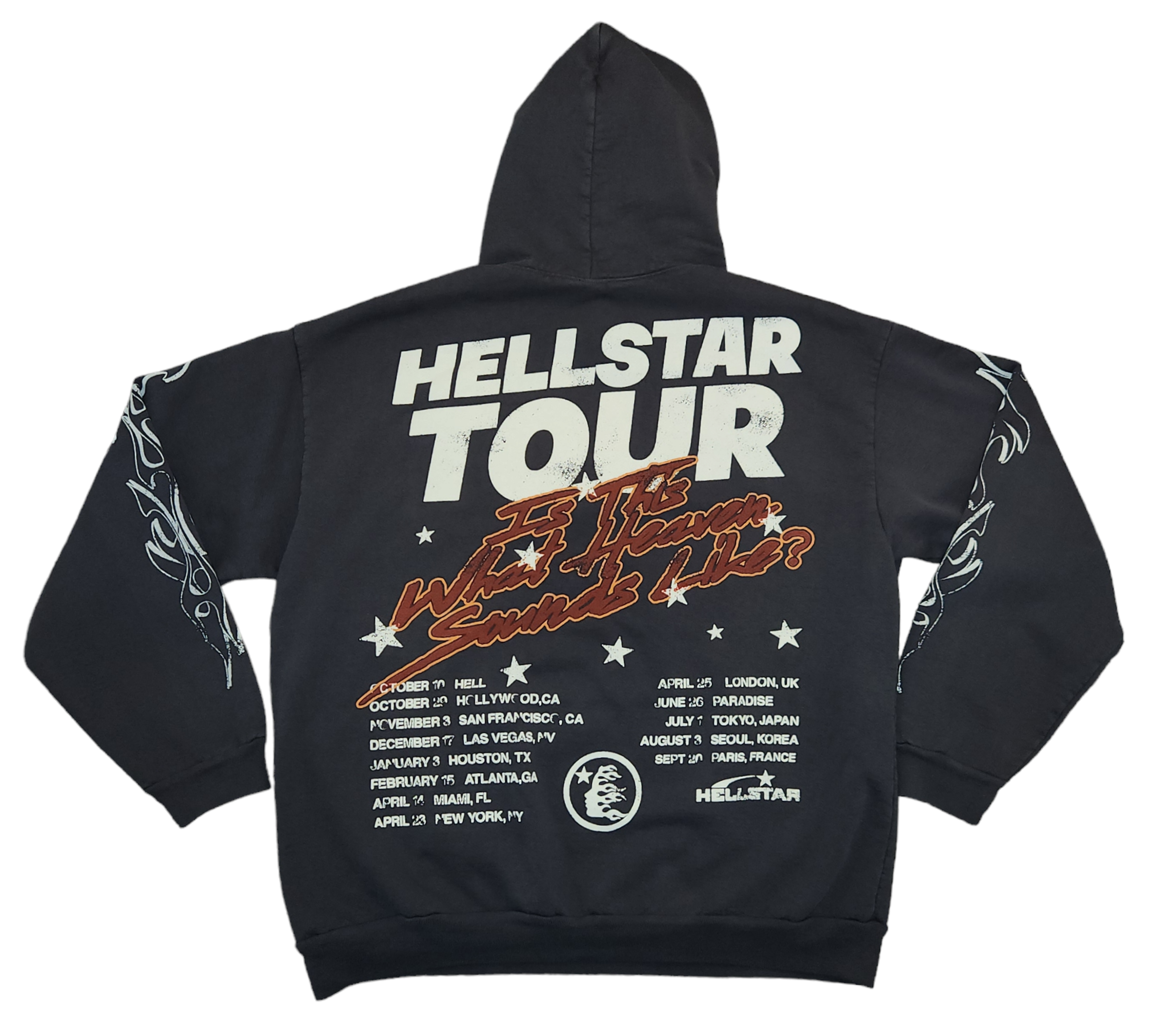 Alternate View 1 of Hellstar "Tour" Hoodie