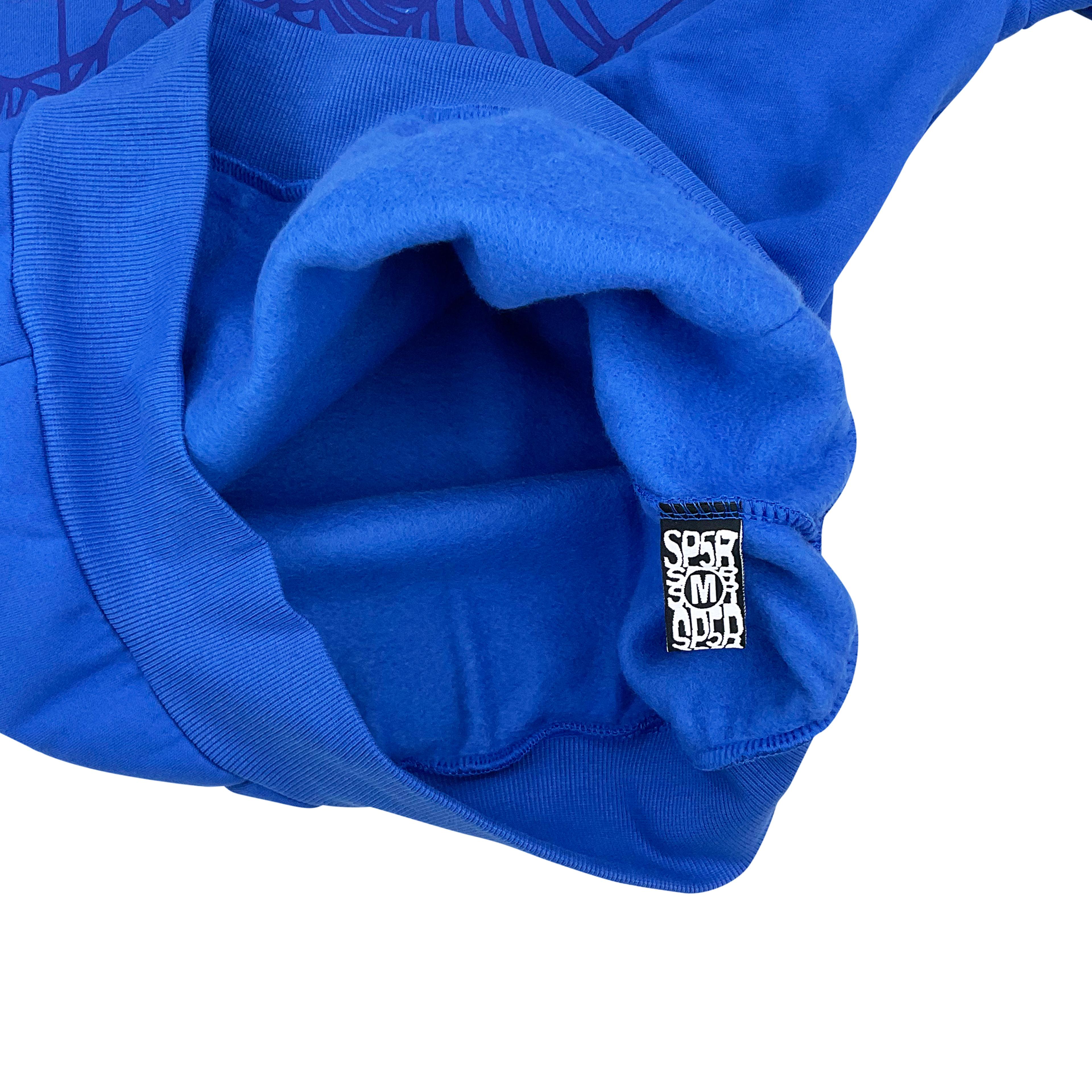 Alternate View 2 of Sp5der Websuit Hoodie Sweatshirt Blue | Spider Worldwide