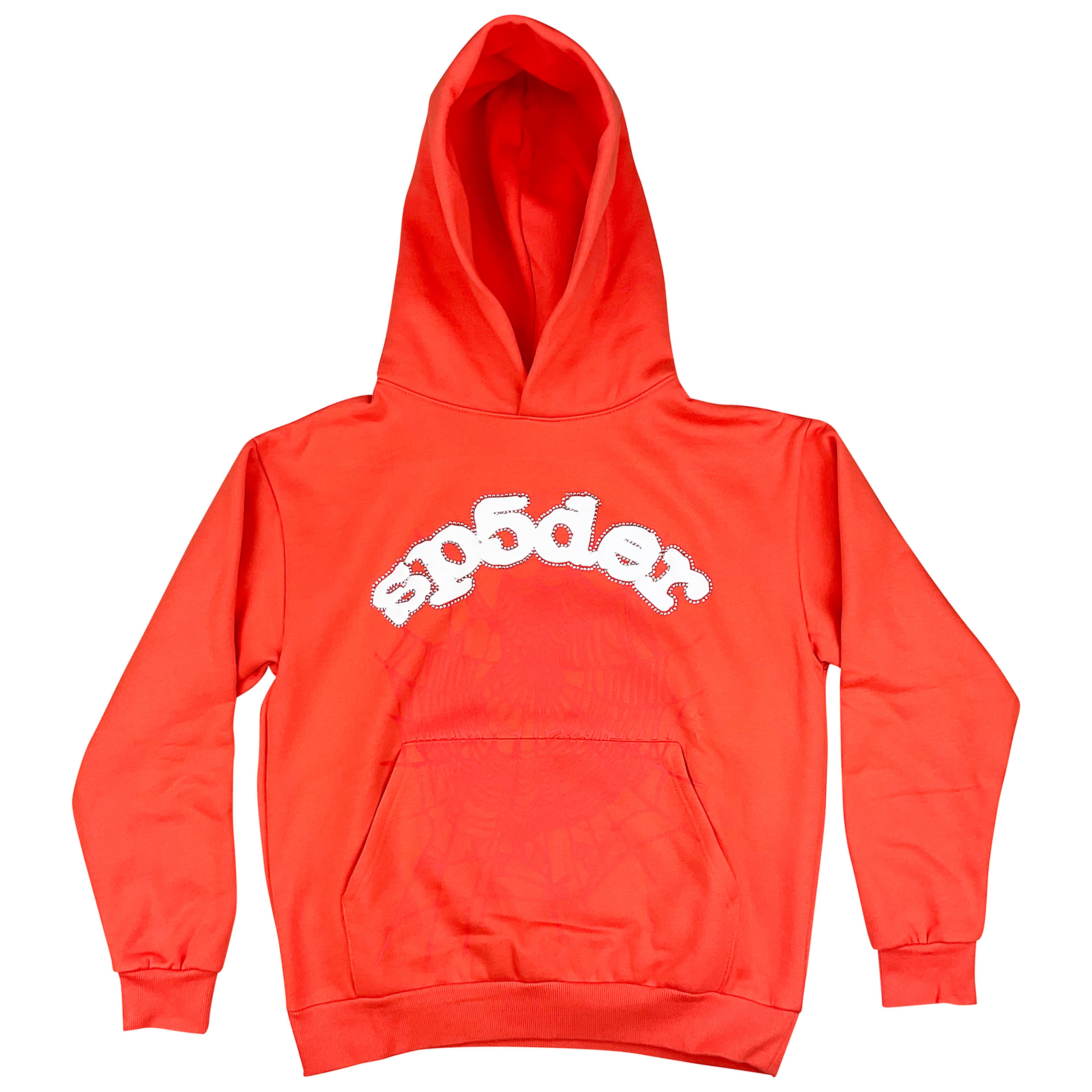 Sp5der Websuit Hoodie Sweatshirt Orange | Spider Worldwide
