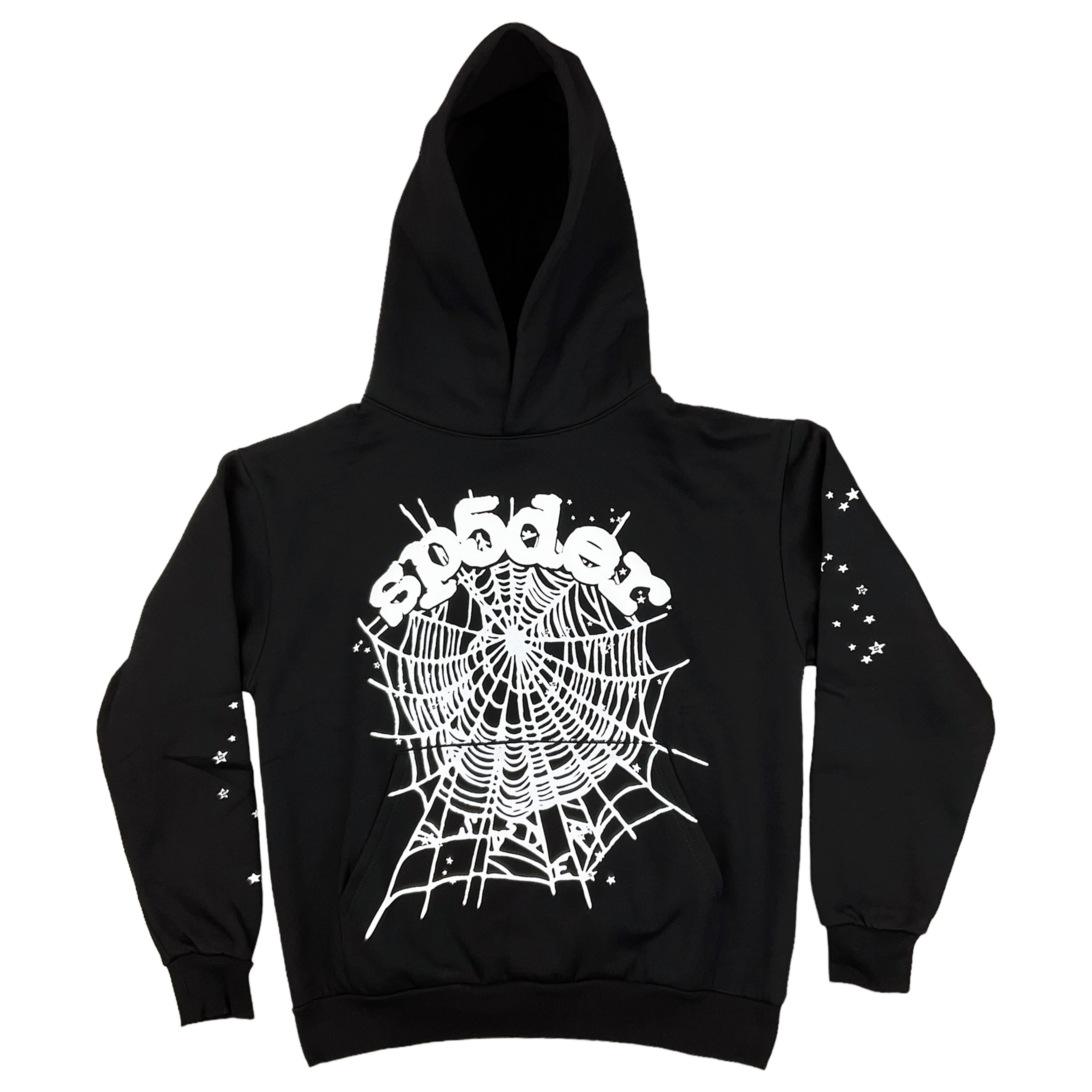 Sp5der OG Web Hoodie Sweatshirt Black | Spider Worldwide