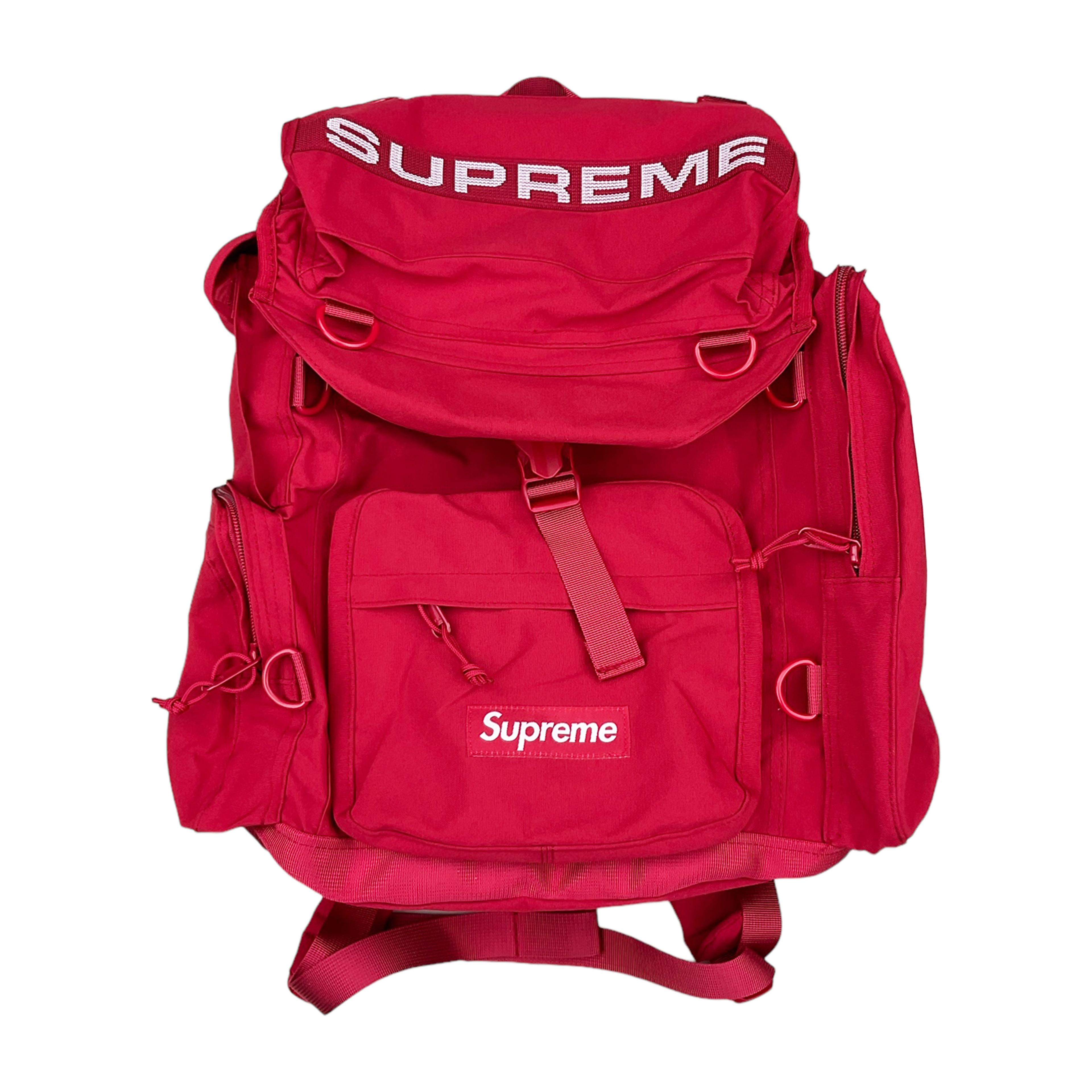 Supreme SS23 Military Field Box Backpack Red