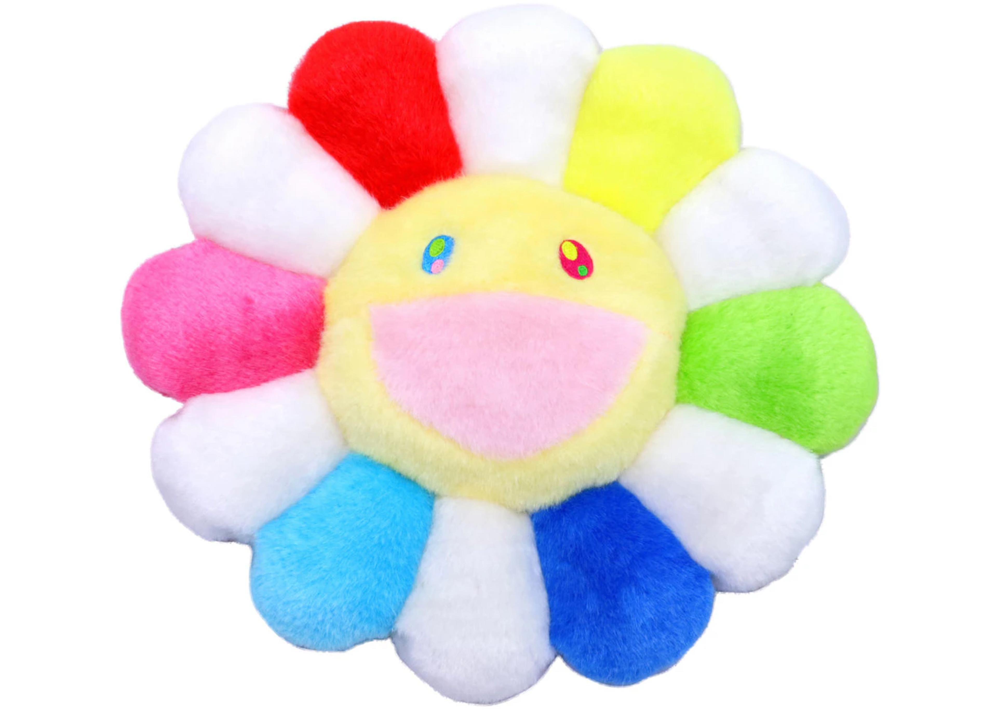 Takashi Murakami Flower Plush 30CM Rainbow/White/Yellow