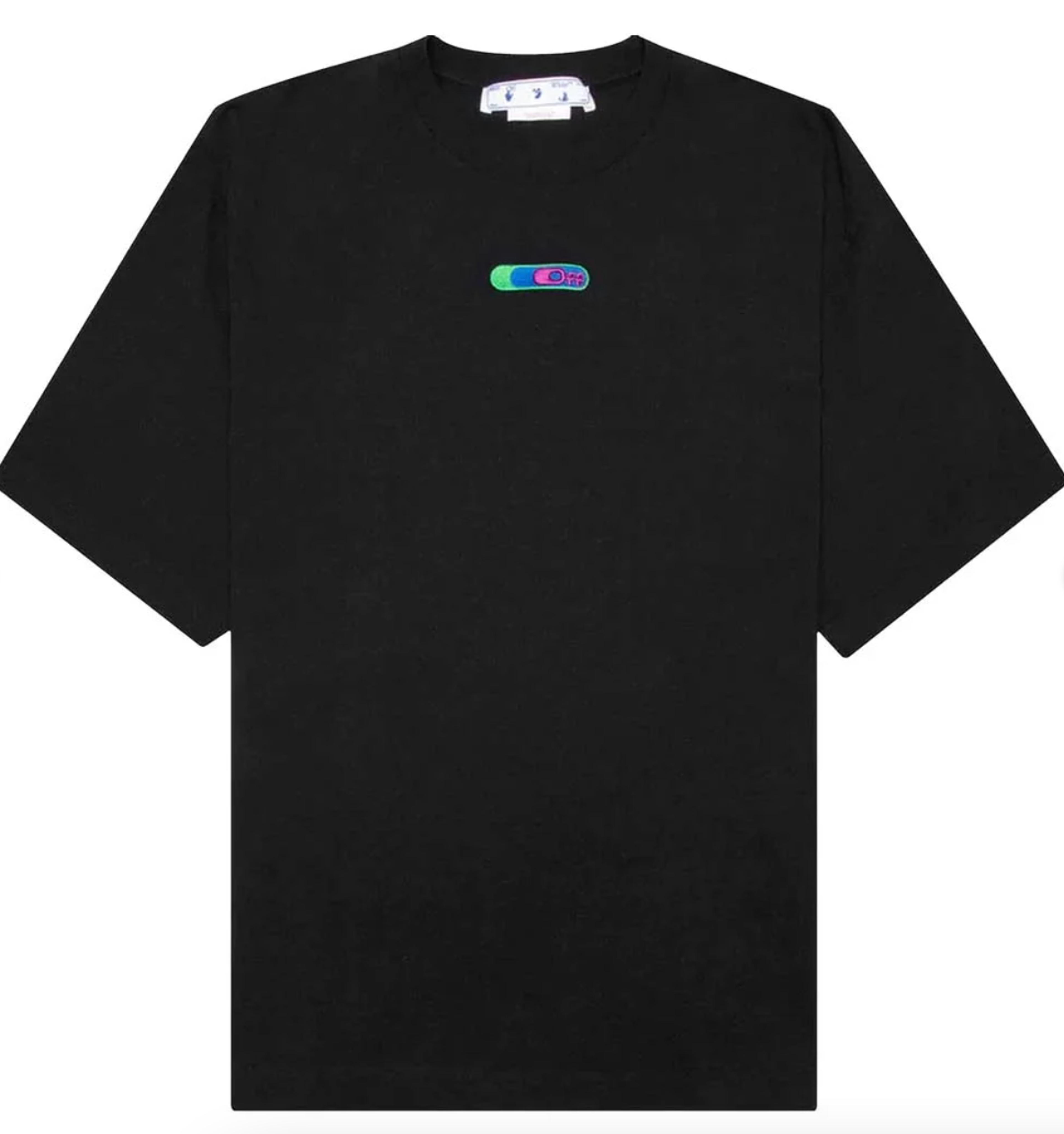 Alternate View 1 of Off-White Oversized Fit Weed Arrows Tee 'Black'