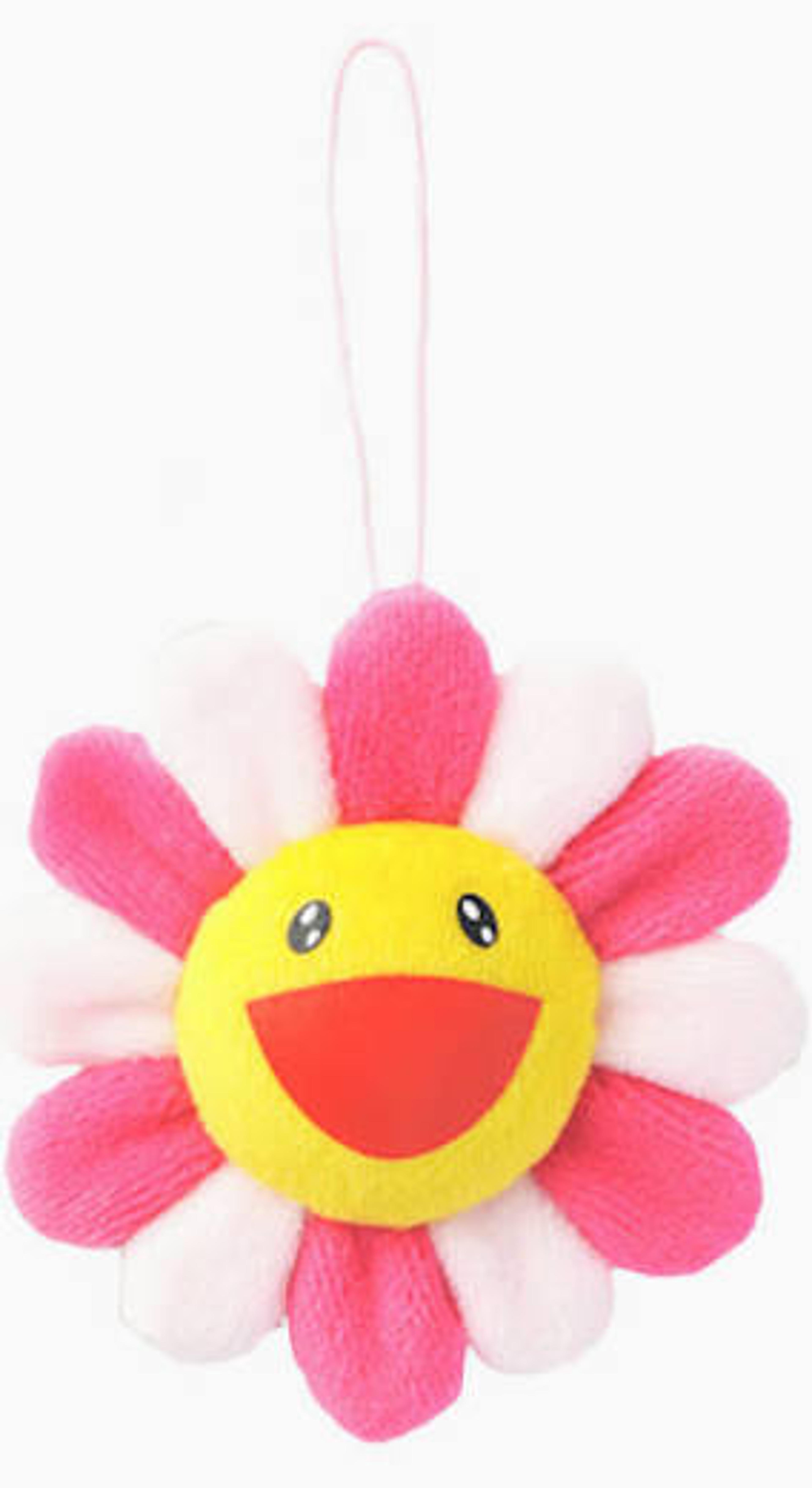 Takashi Murakami Flower Plush Pin Pink