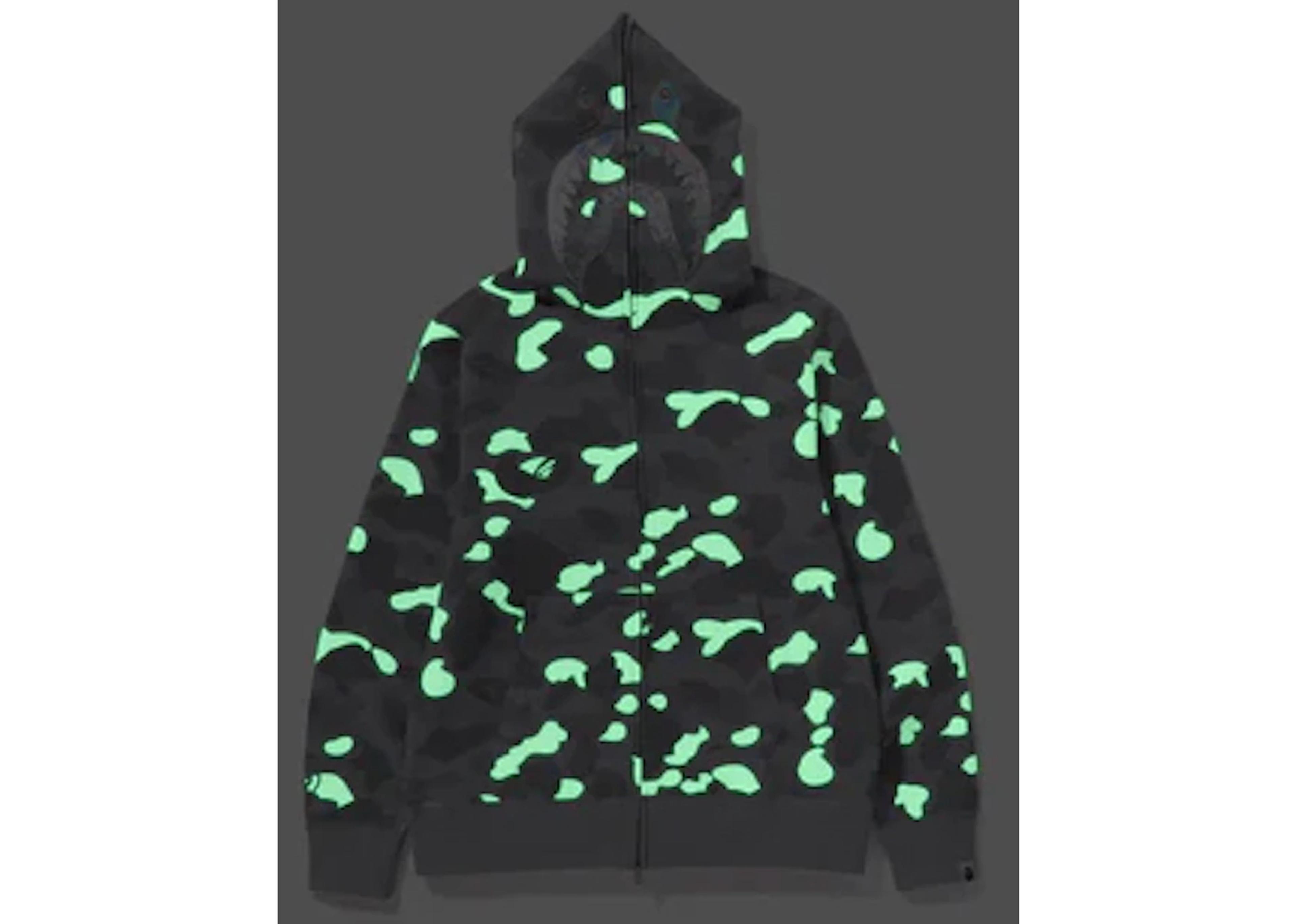 Alternate View 3 of BAPE City Camo Shark Full Zip Hoodie (SS24) Gray