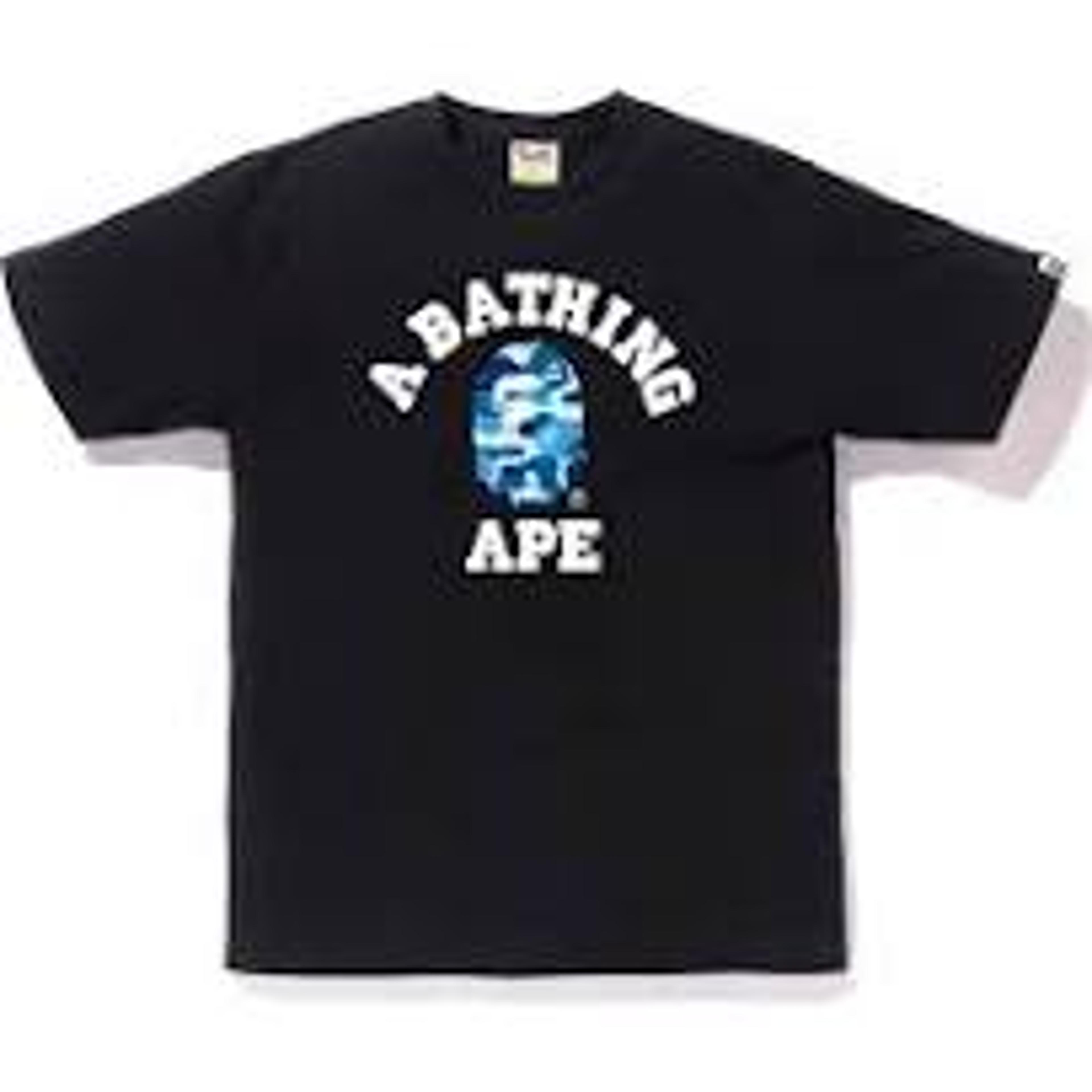 BAPE ABC College Tee Black/Blue