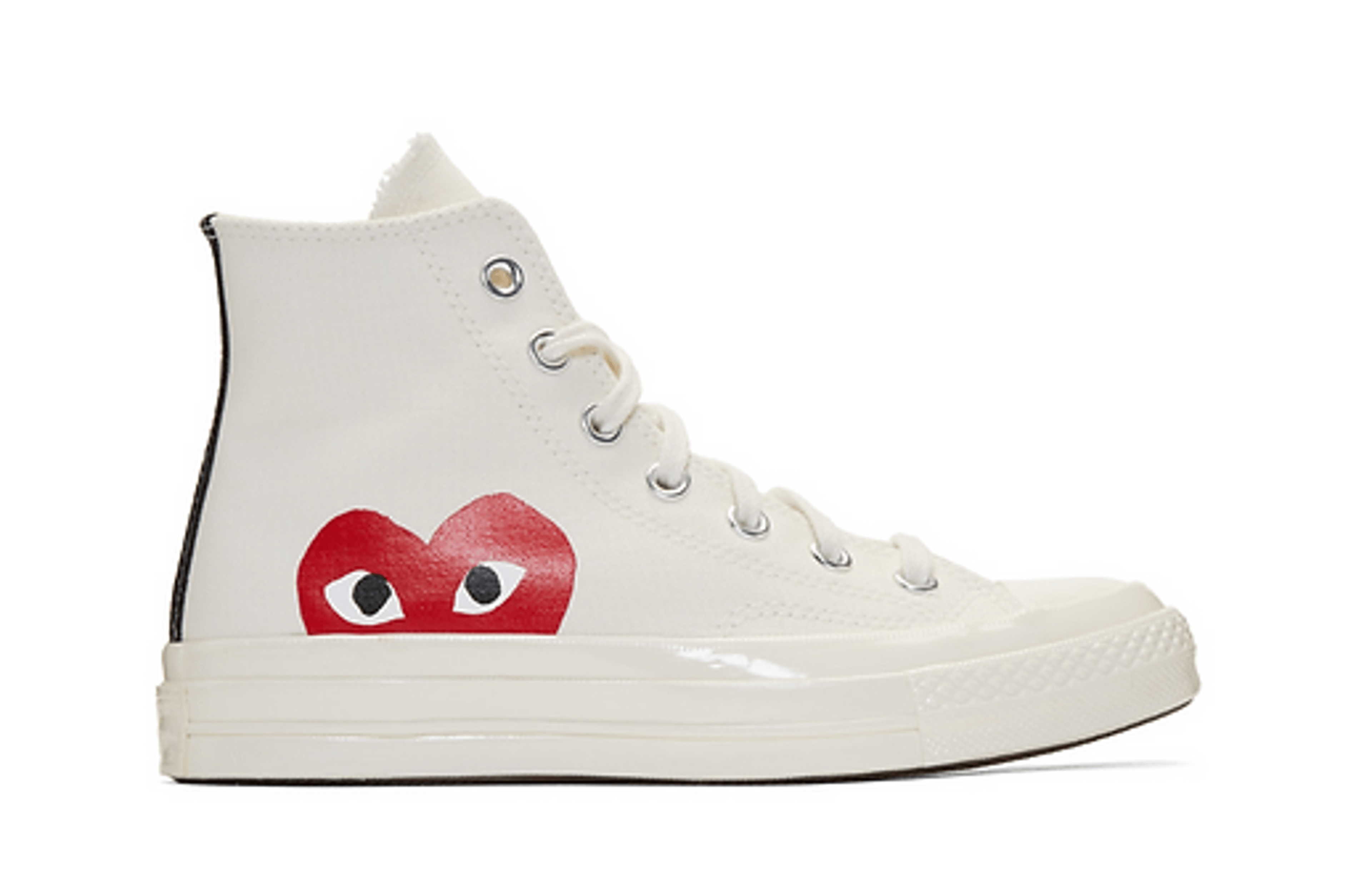 CDG Converse Edition Chuck Taylor All-Star '70 High-Top Sneakers WHITE (high top)