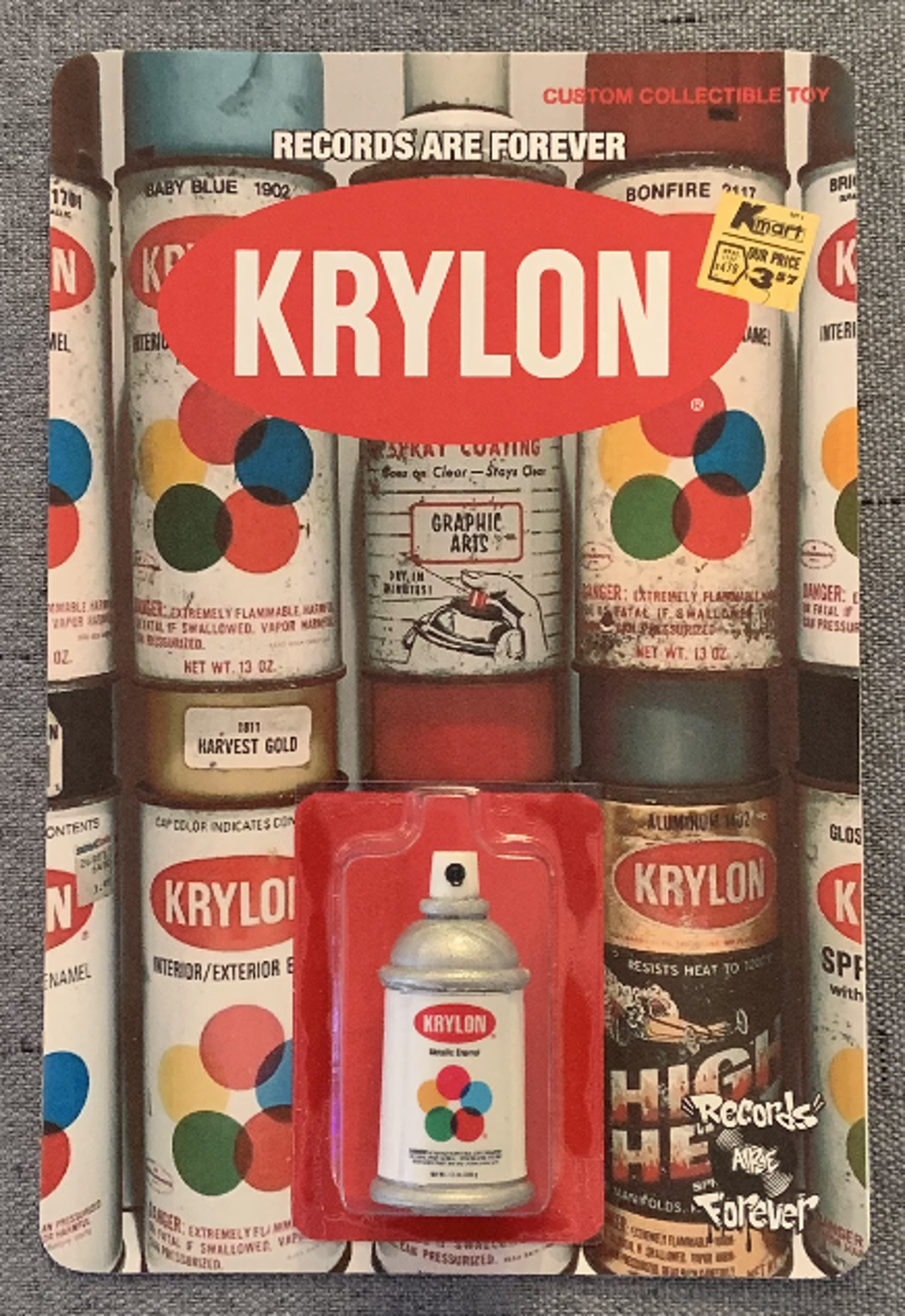 Records Are Forever Krylon Spray Can