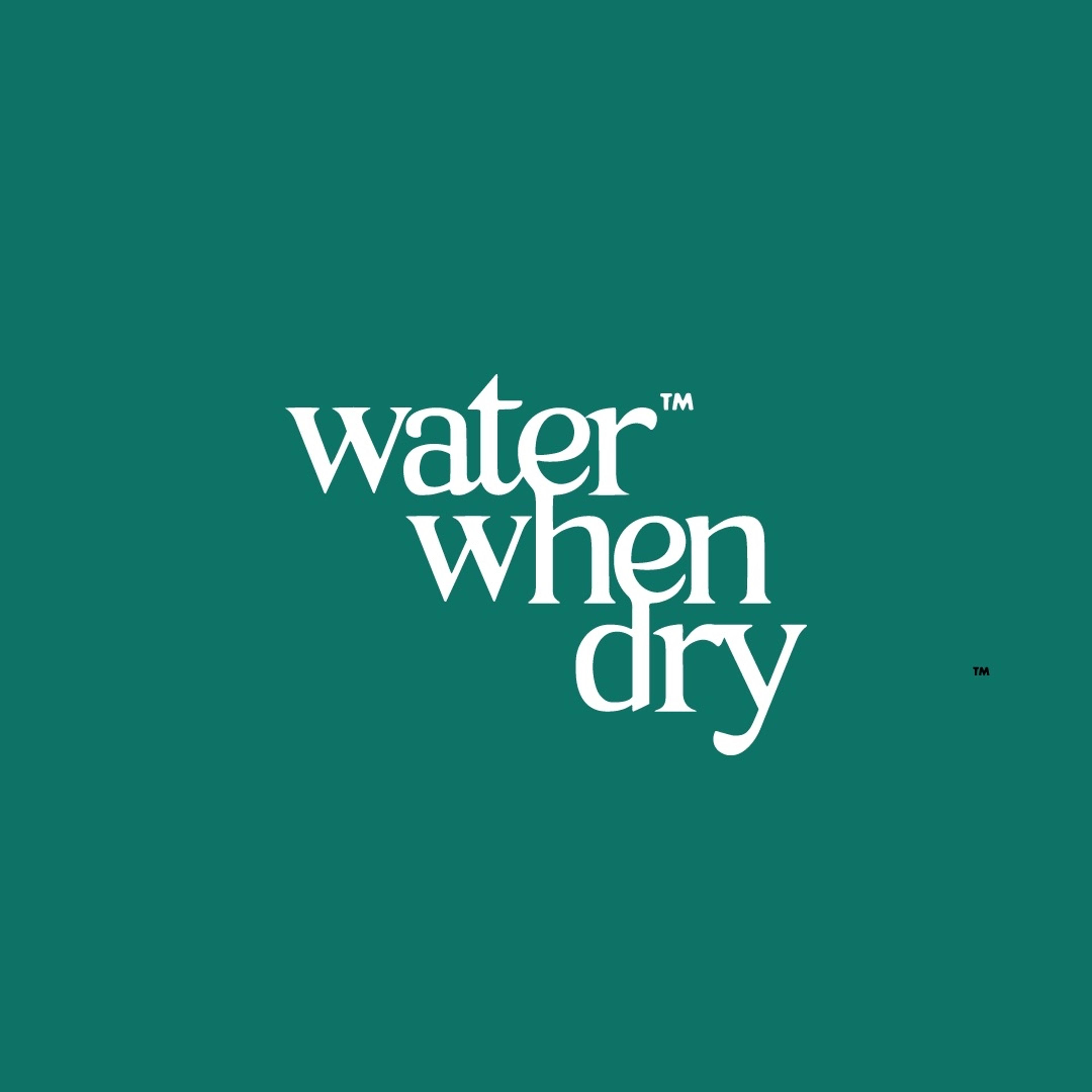 Water When Dry