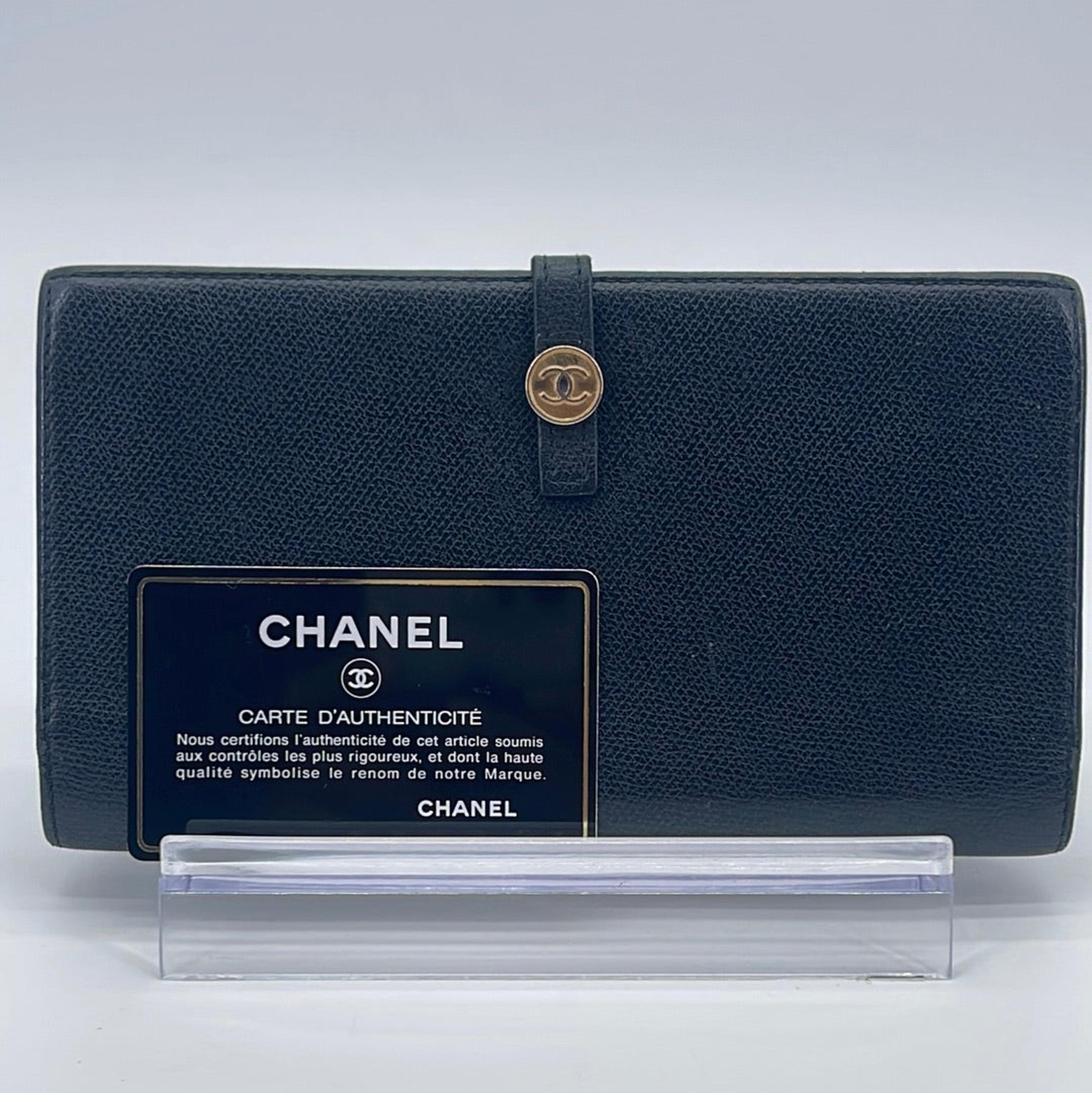 NTWRK - PRELOVED Chanel Black Leather Timeless Continental Wallet